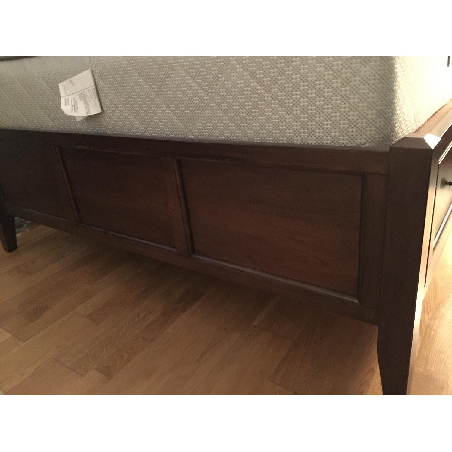 Raymour & Flanigan Westlake Collection Queen Size Bed Frame AptDeco