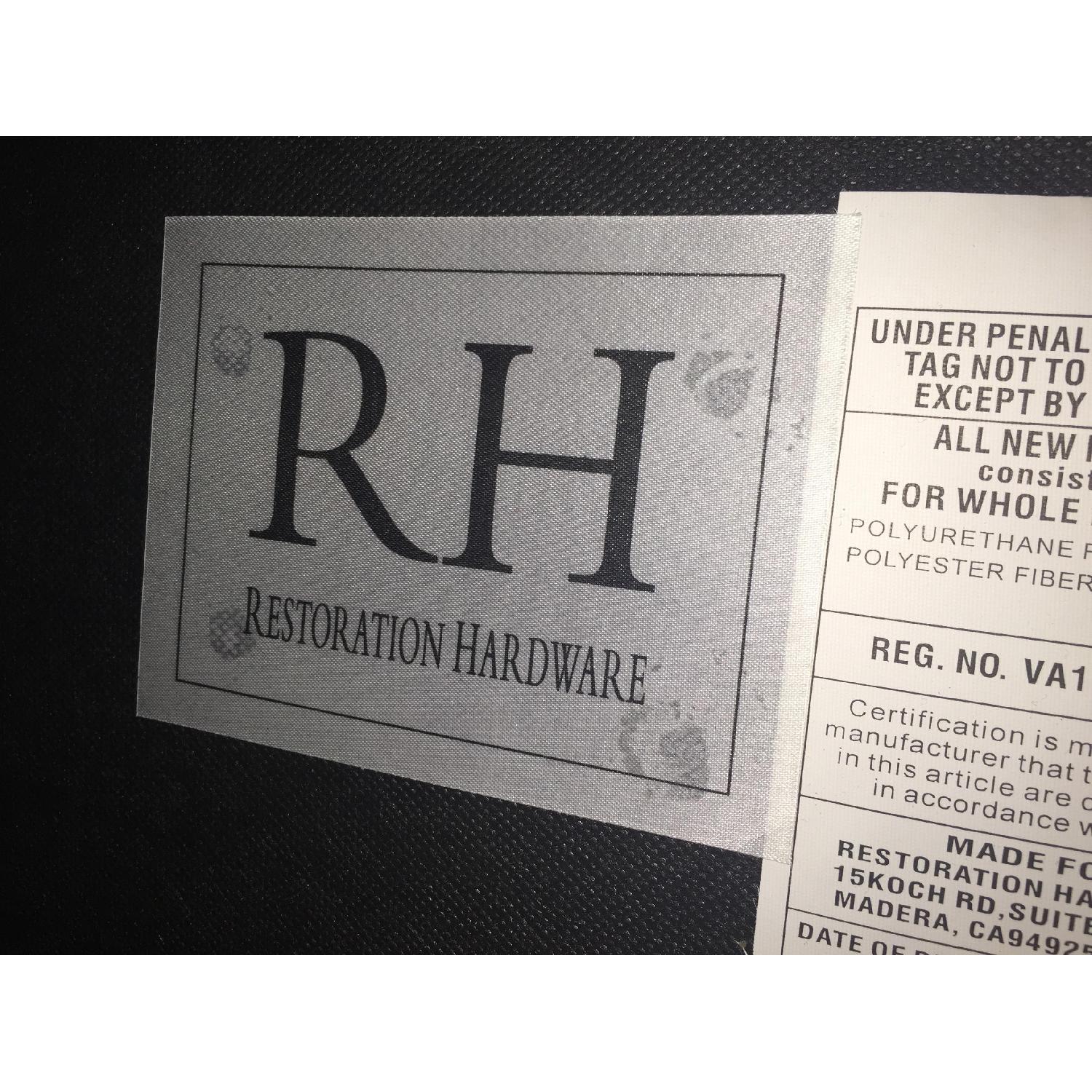 Restoration Hardware Marine Tufted Fabric Accent Chair  - Pair - image-5