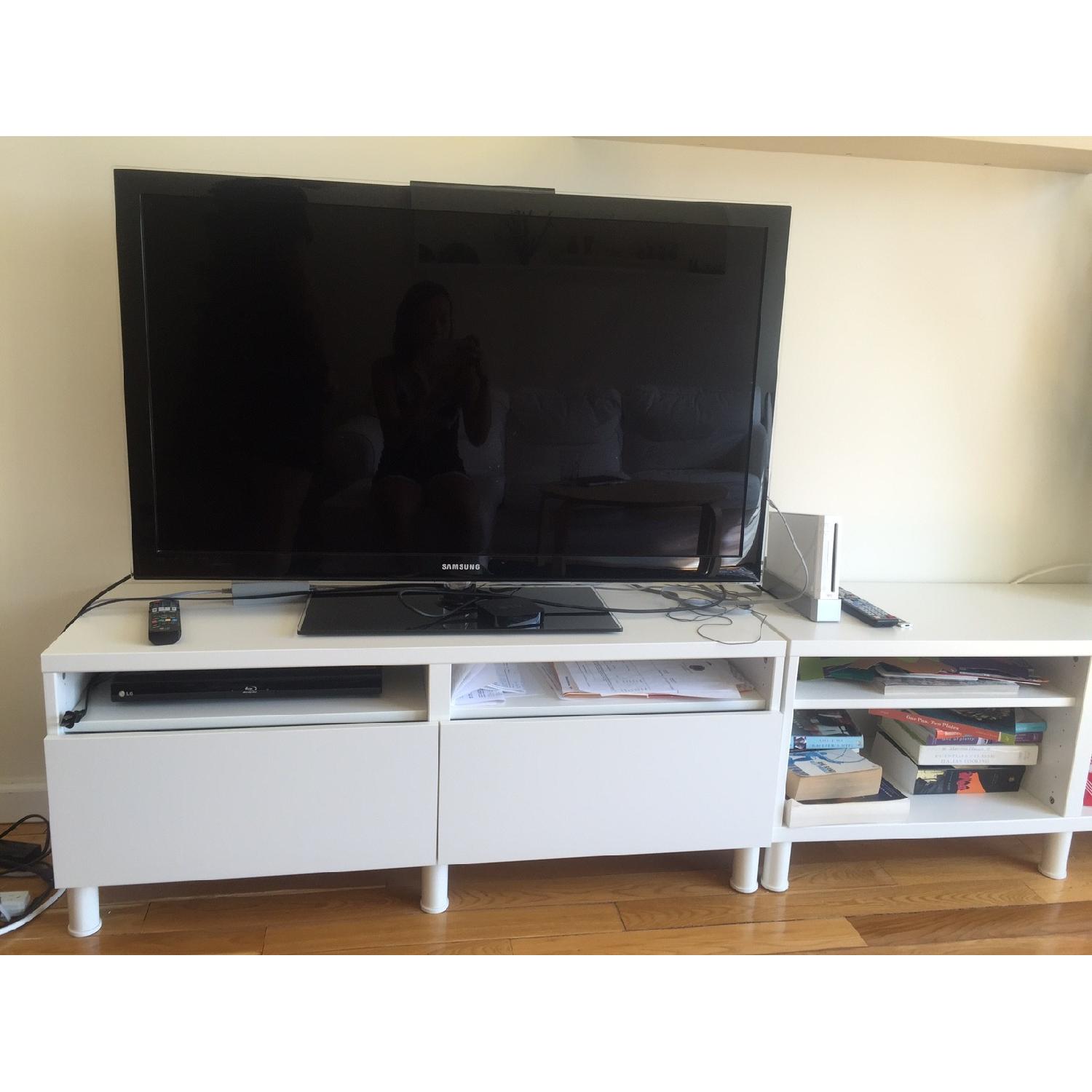 Ikea TV Shelving Unit Pair AptDeco
