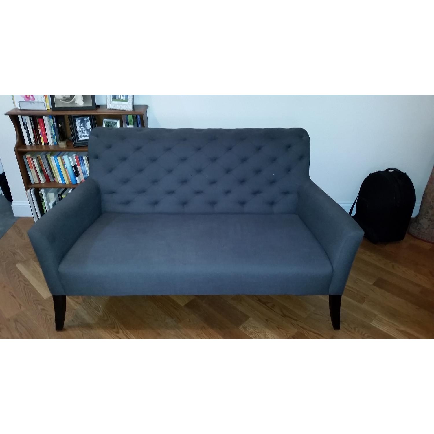 West Elm Elton Settee Couch - image-1