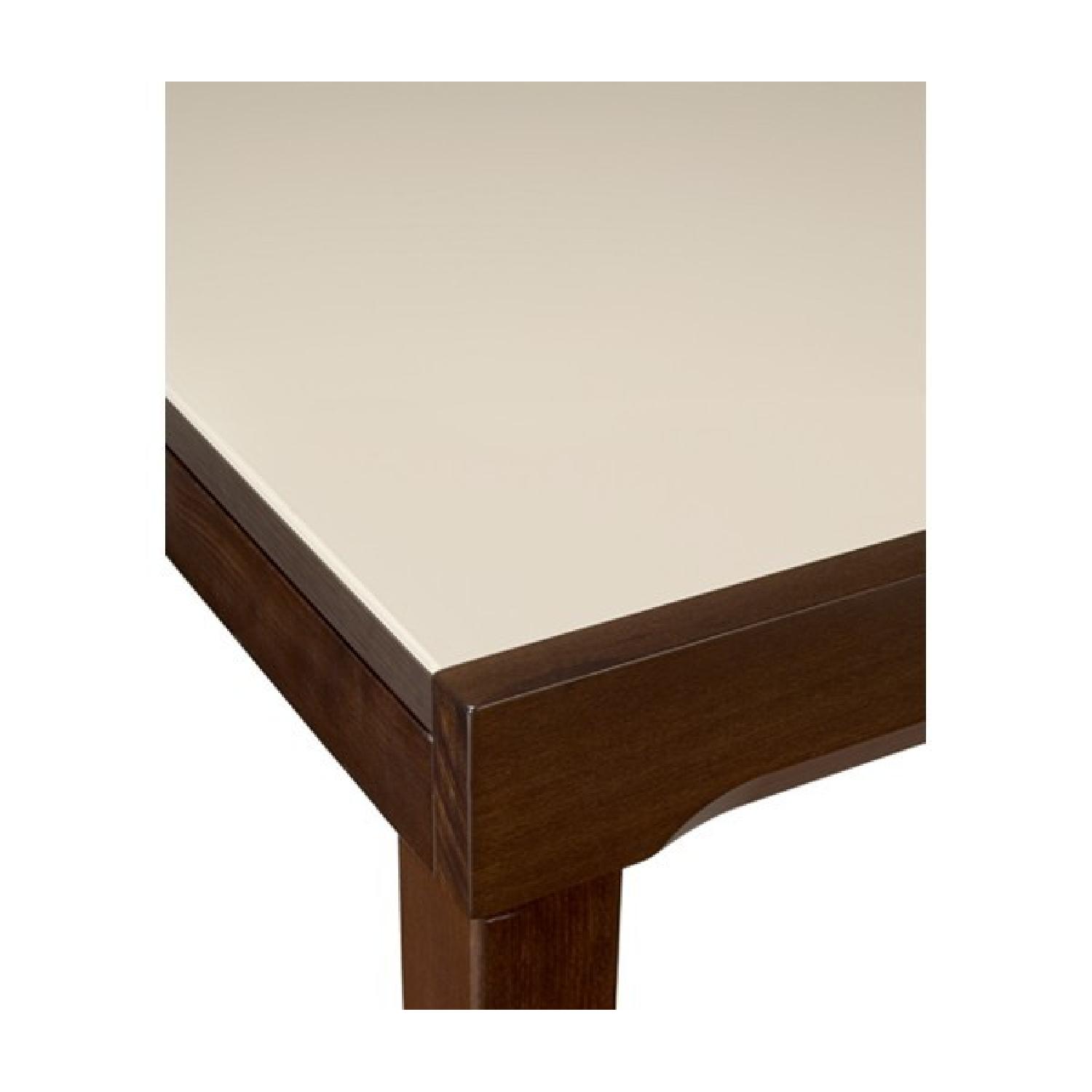 Calligaris Caf Latte Glass Top Dining Table w/ 4 Chairs - AptDeco