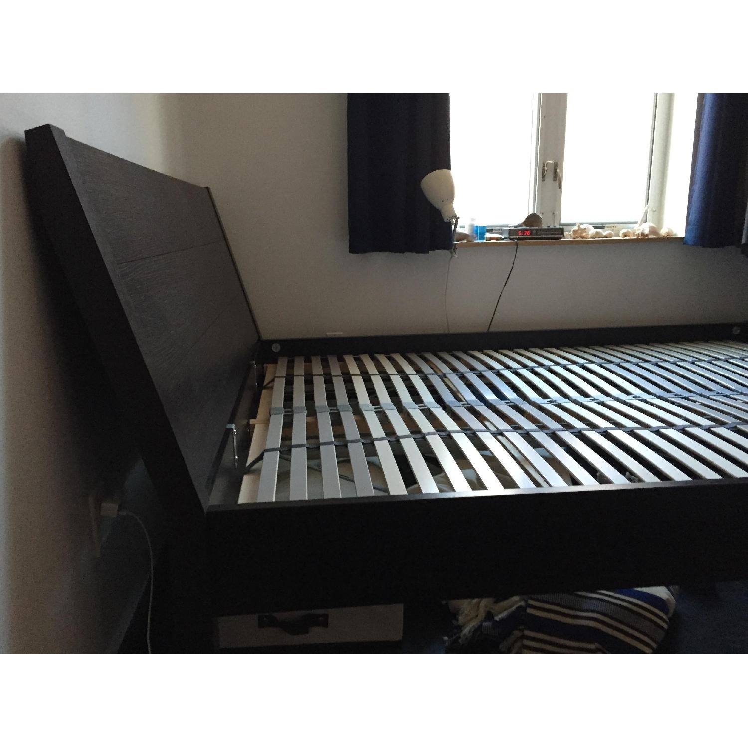Ikea Nyvoll Queen Size Bed Frame AptDeco