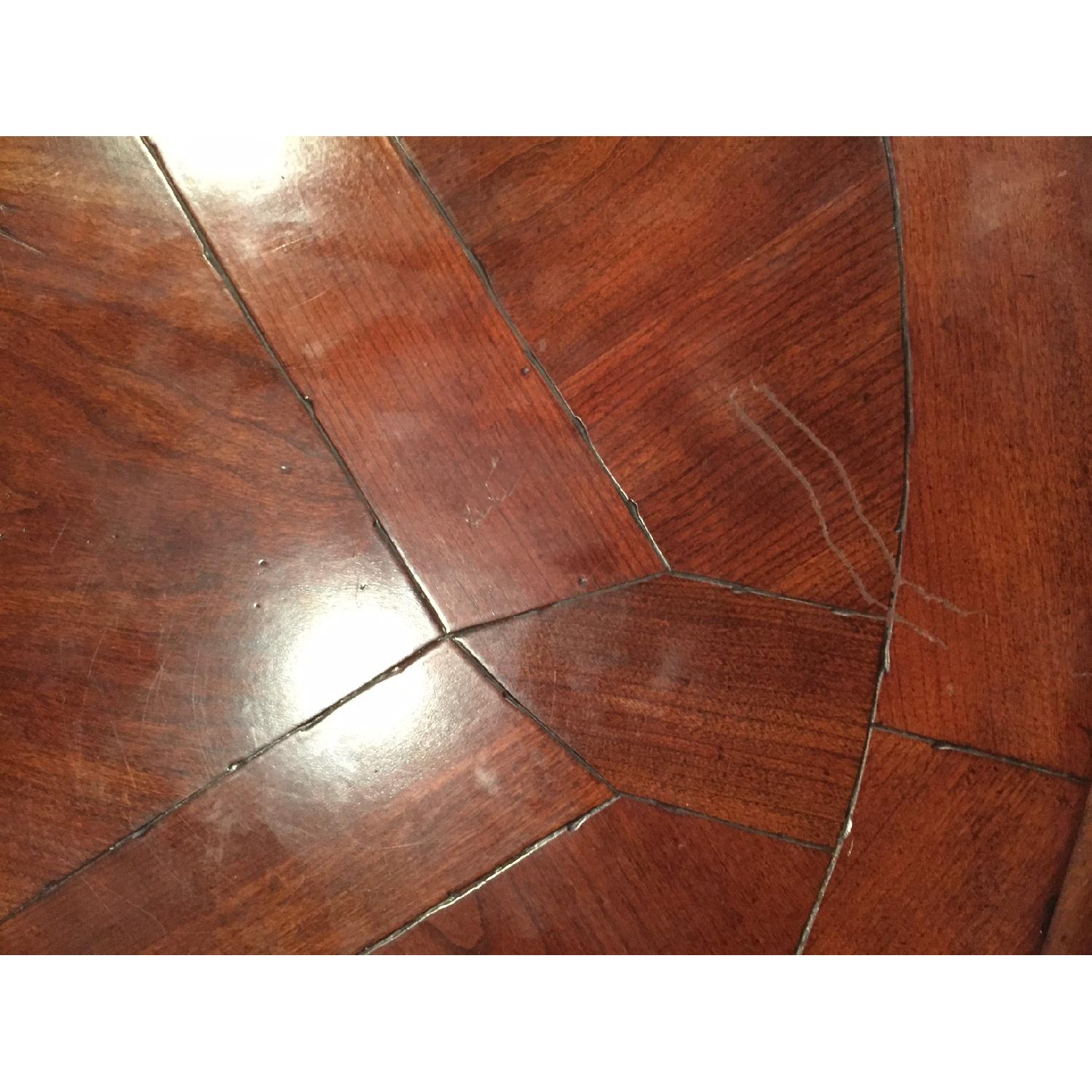 Wood Pedestal Expandable Dining Table - image-5