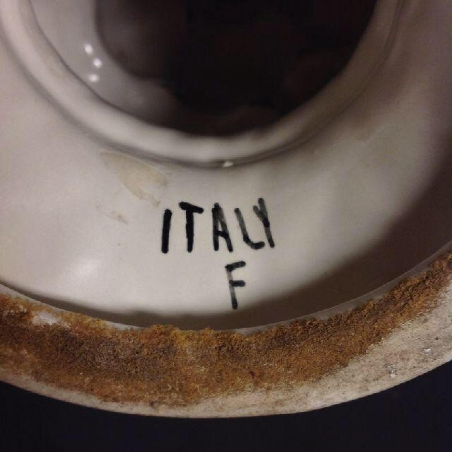 Mid Century Ceramic Italian Fruit Bowl Centerpiece - image-2