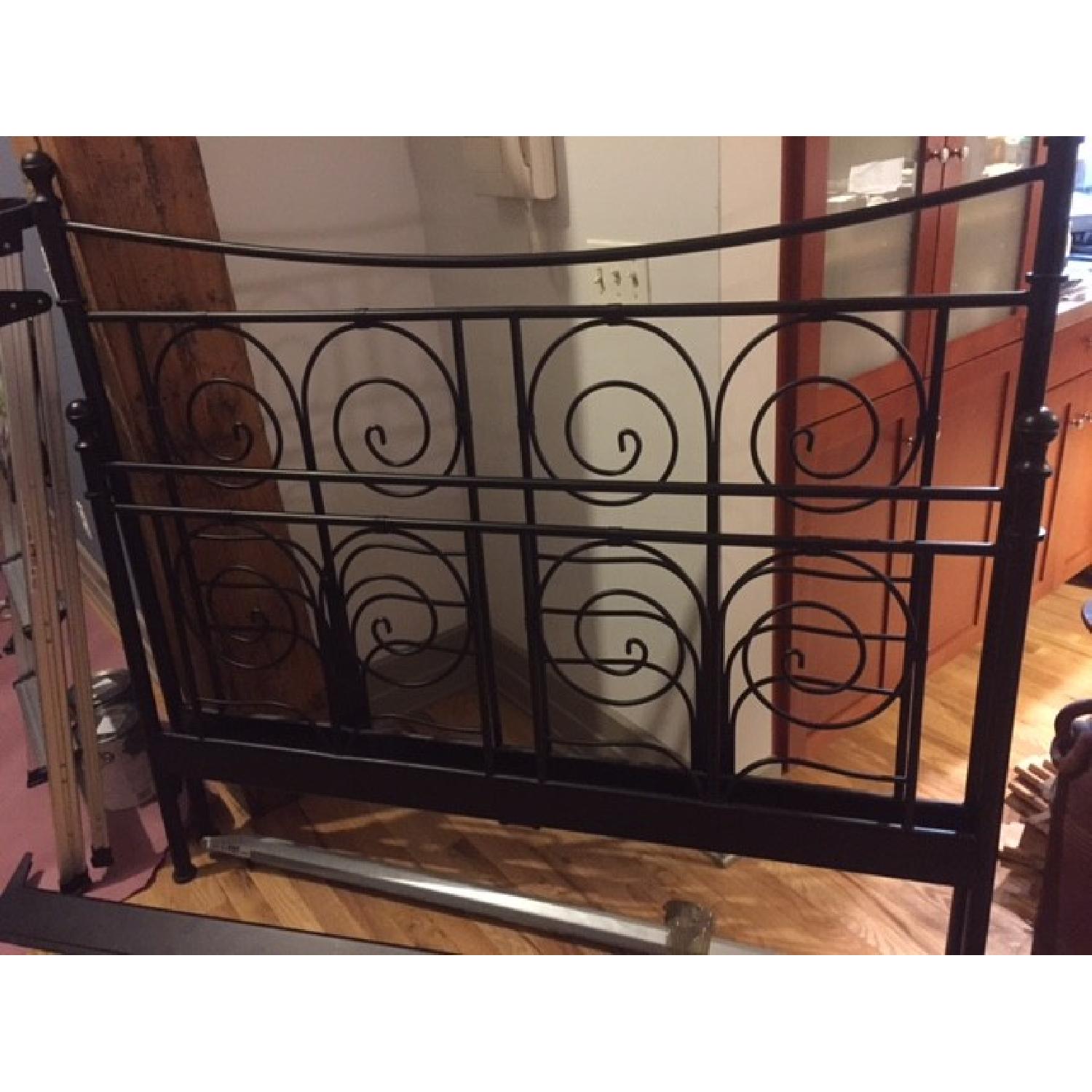 Ikea Noresund Wrought Iron Queen Size Bed - image-2