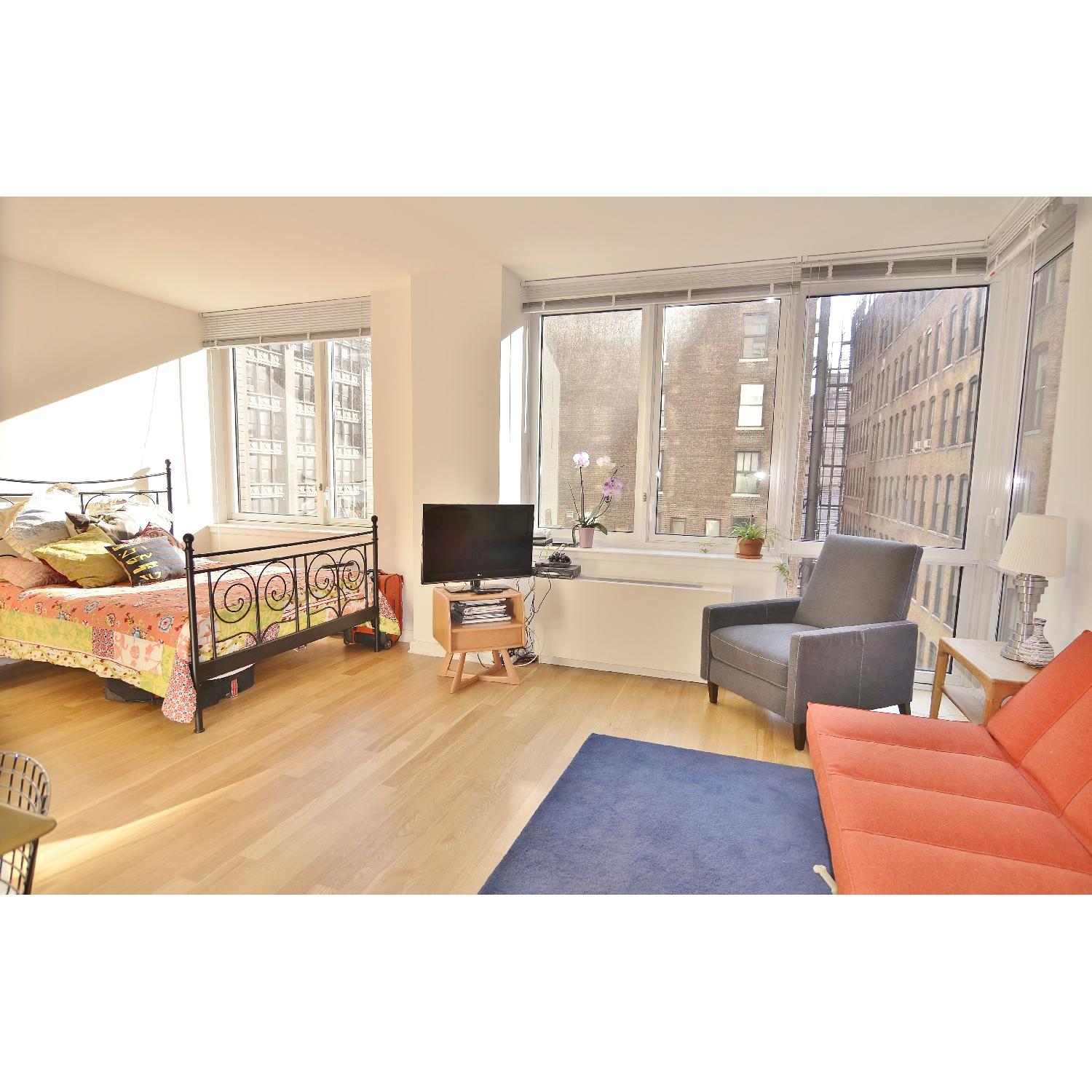 Ikea Noresund Wrought Iron Queen Size Bed AptDeco