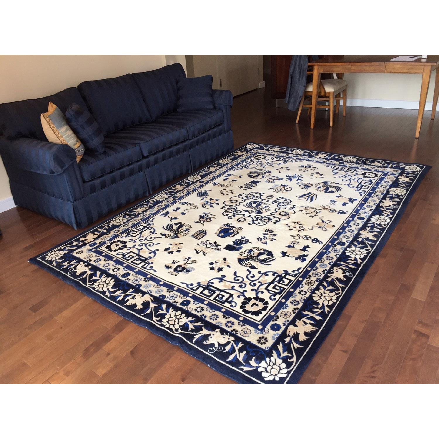 Ethan Allen Chinese Medallion Area Rug - image-1