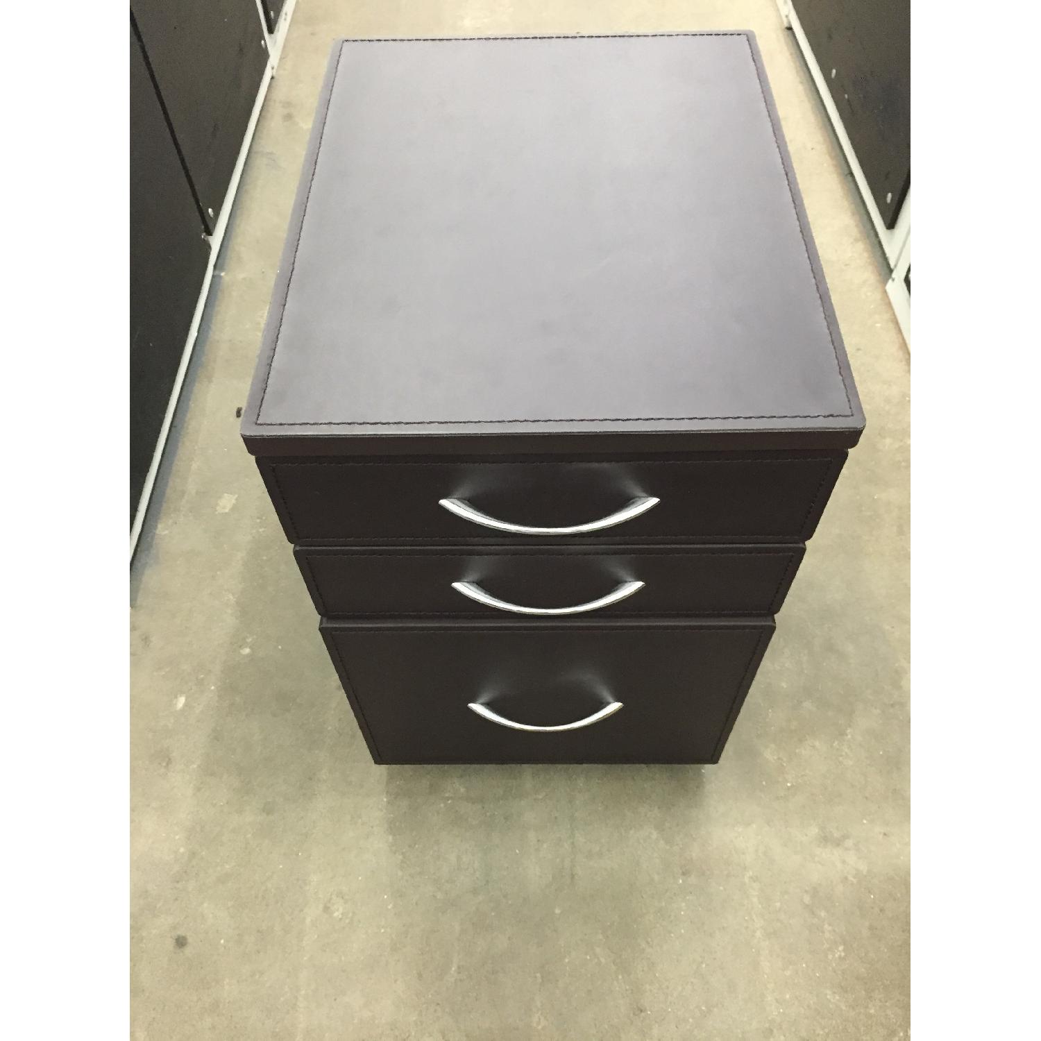 Leather File Cabinet Aptdeco