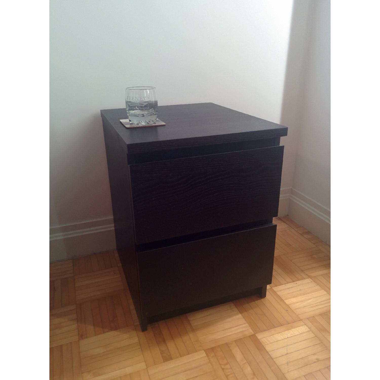 Ikea Malm Bedside Chest with 2 Drawers Pair AptDeco