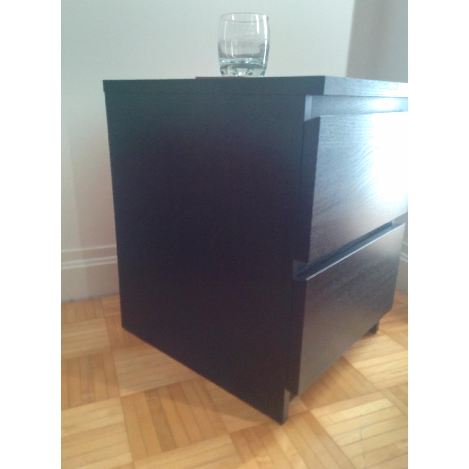 Ikea Malm Bedside Chest with 2 Drawers Pair AptDeco