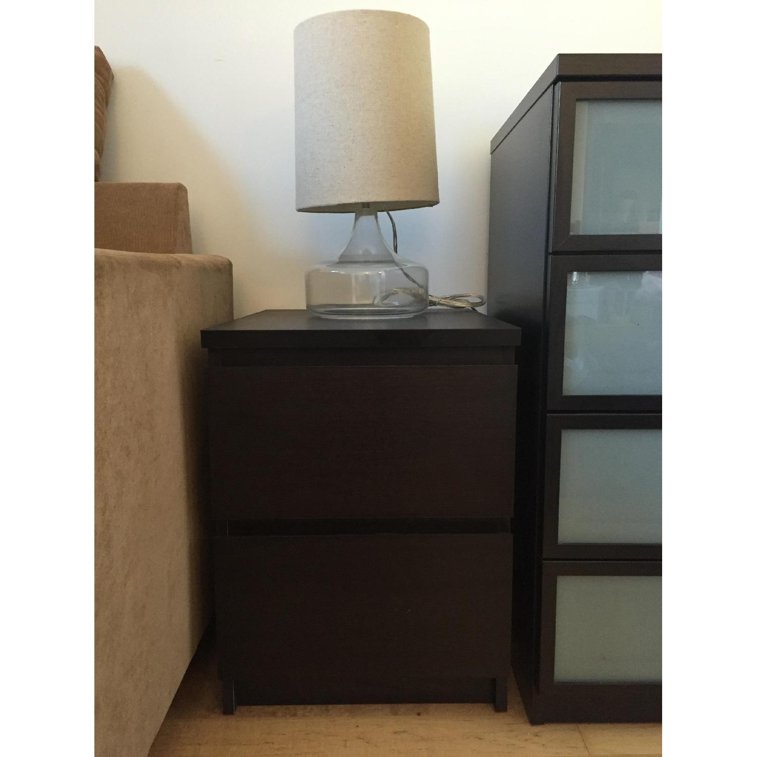 Ikea Malm Bedside Table with Drawers - image-1