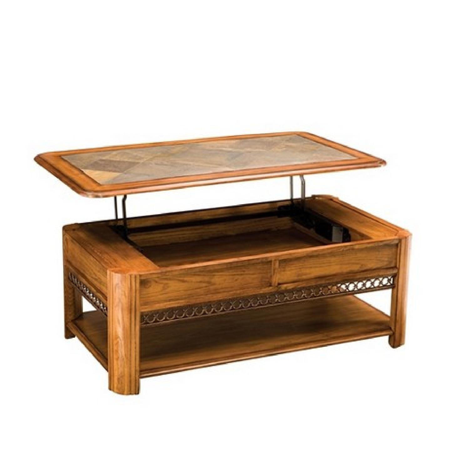 Raymour & Flanigan Clairmont LiftTop Coffee Table AptDeco