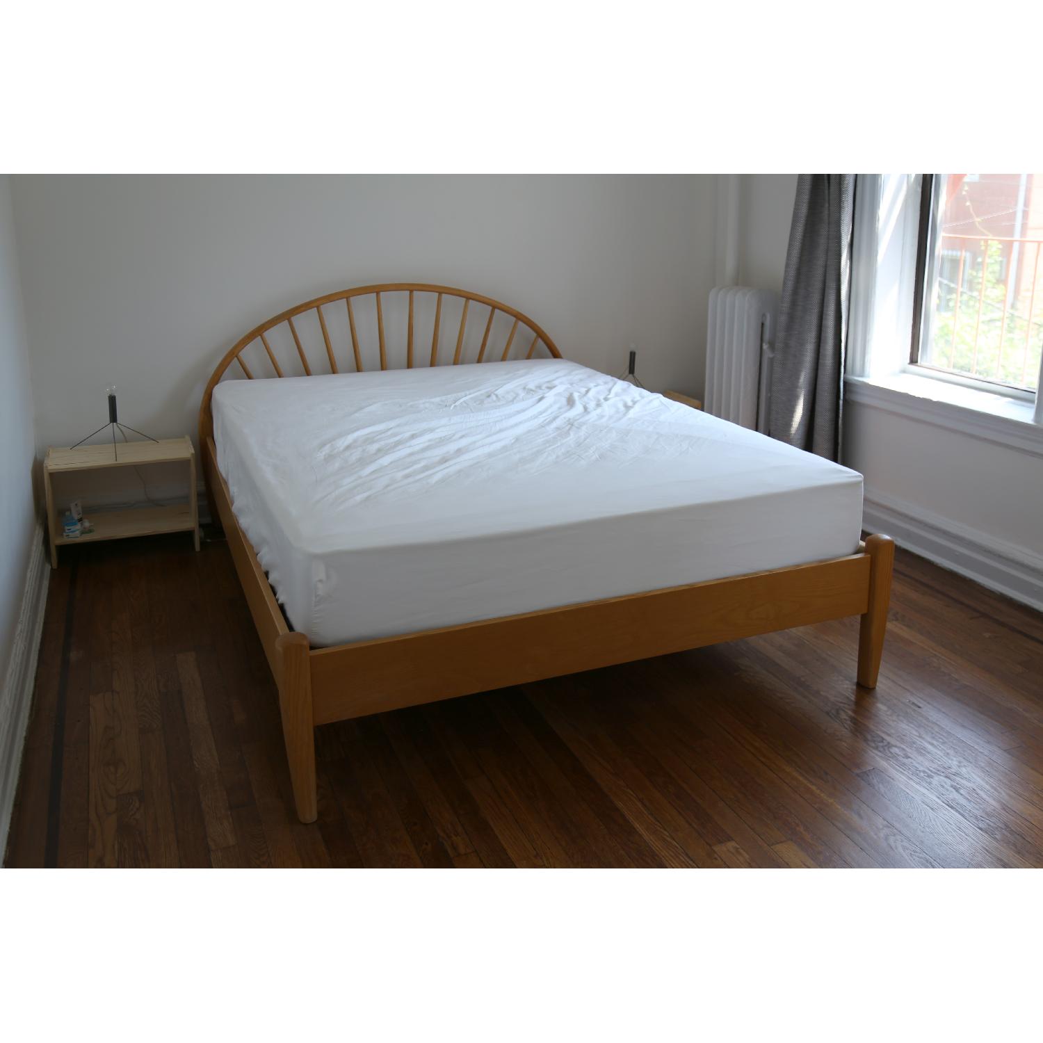 Jespersen Danish Mid-Century Modern Teak Queen Size Bed Frame - image-1