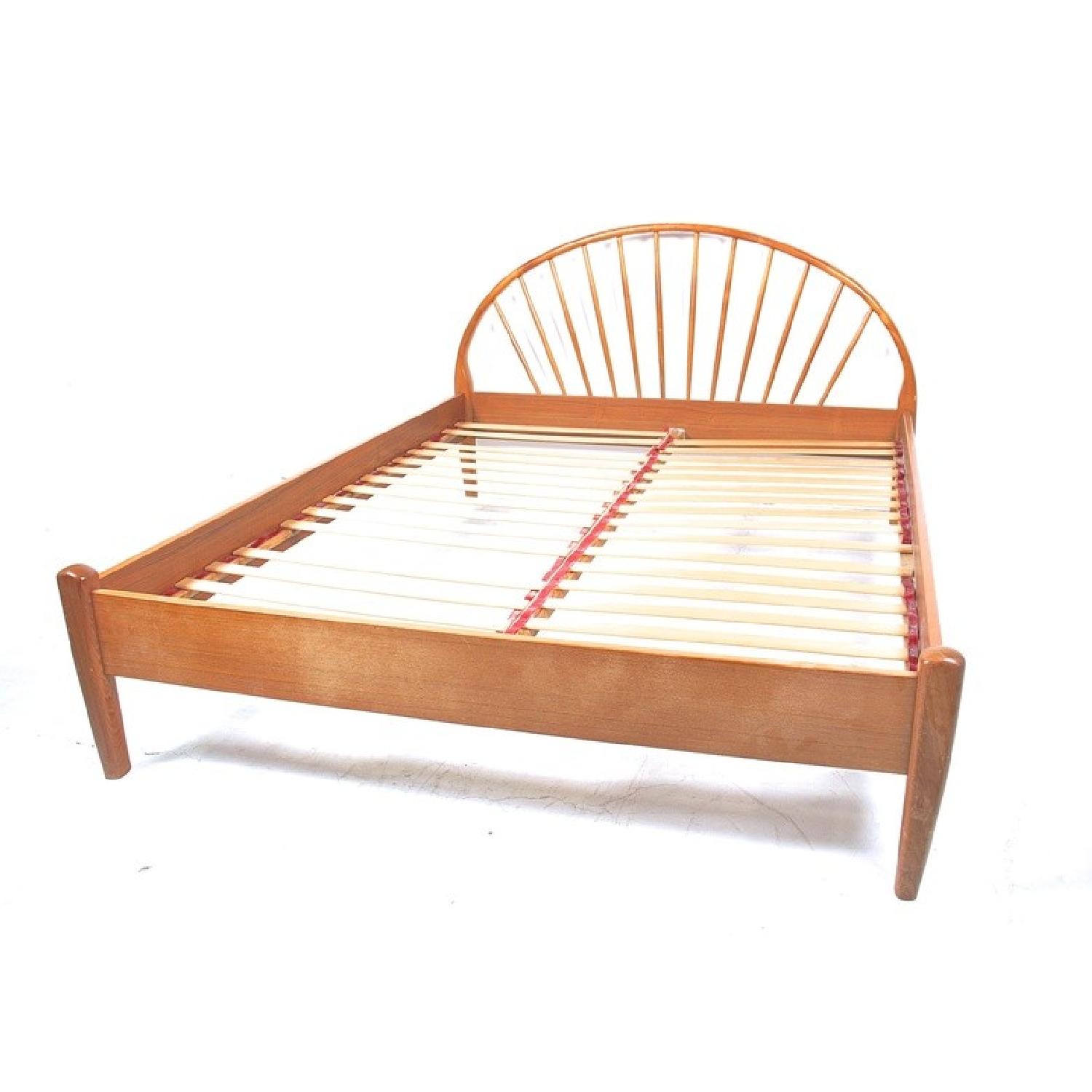 Jespersen Danish Mid-Century Modern Teak Queen Size Bed Frame - image-6