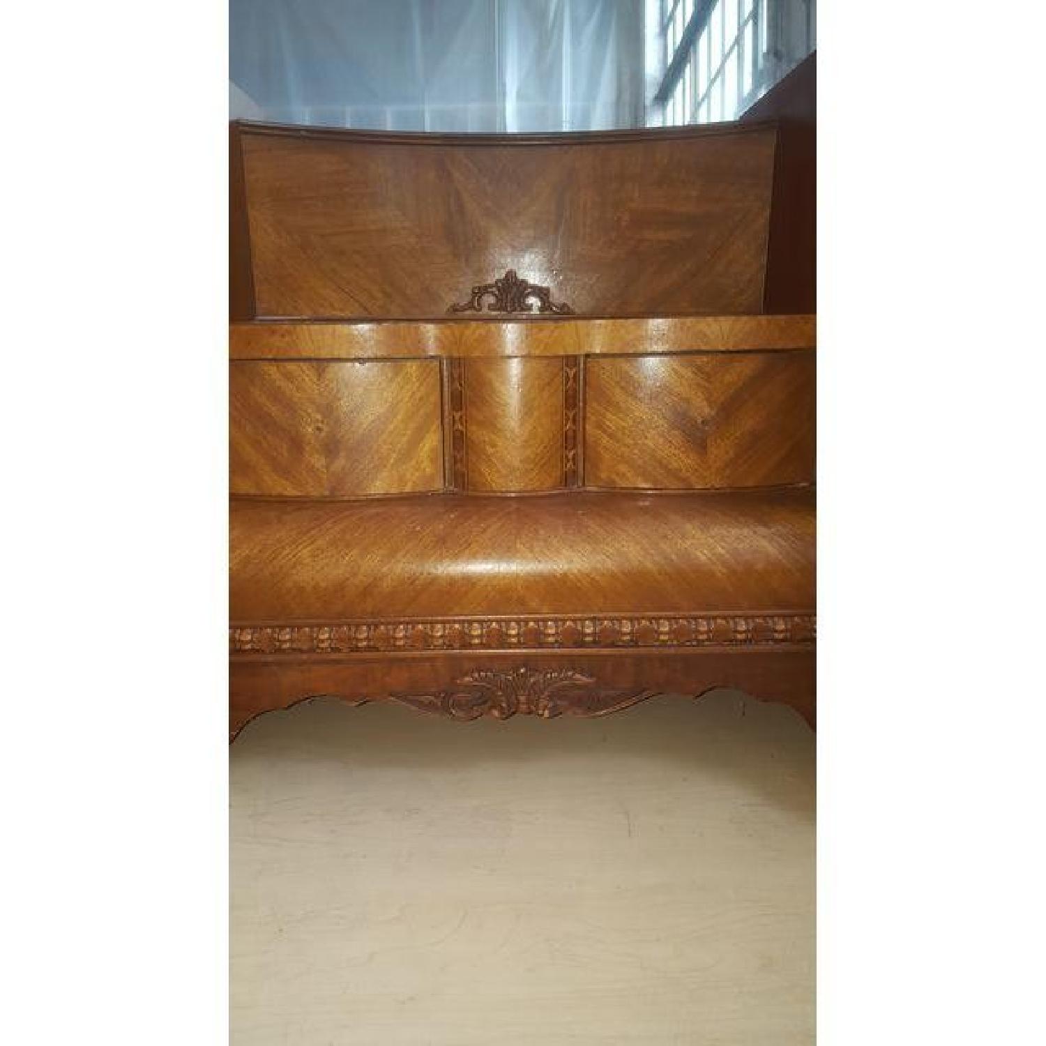 Vintage Art Deco Waterfall Vanity w/ Mirror - image-4