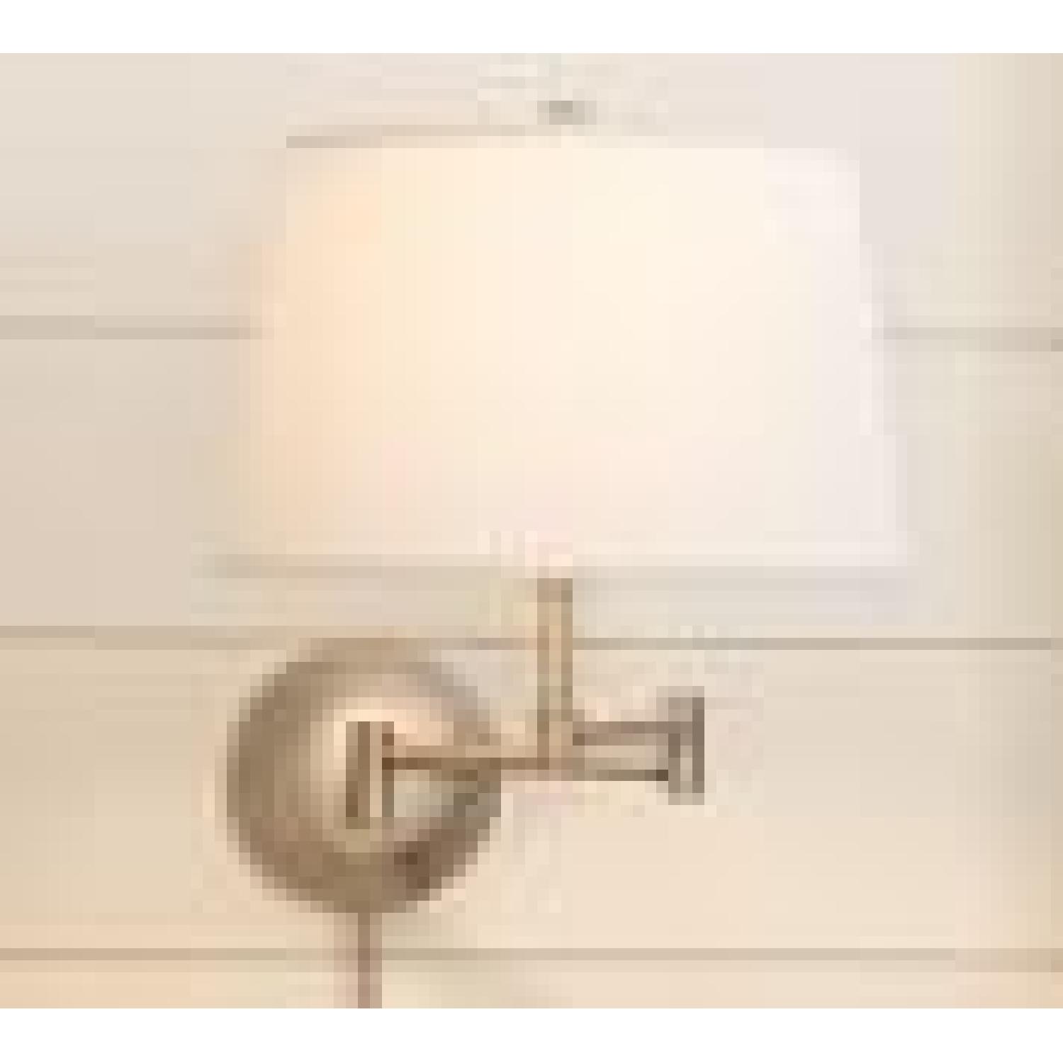 Pottery Barn Chelsea Swing Arm Lamps w/o Shades - Pair - image-1