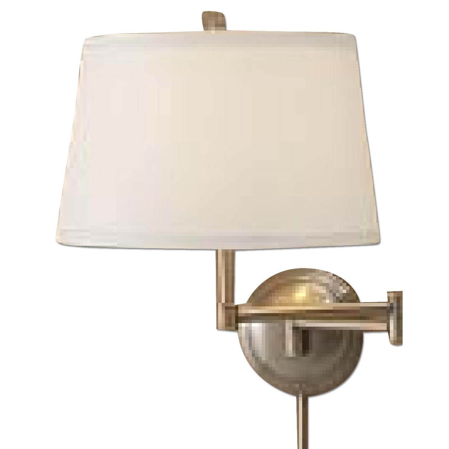 Pottery Barn Chelsea Swing Arm Lamps w/o Shades - Pair - image-0