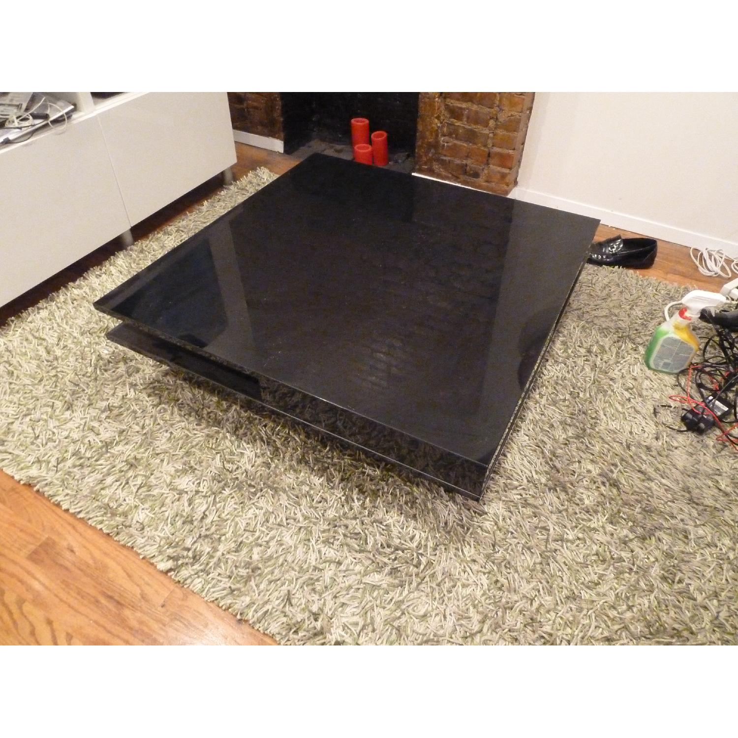 Ikea Black Lacquer Tofteryd Coffee Table - image-3