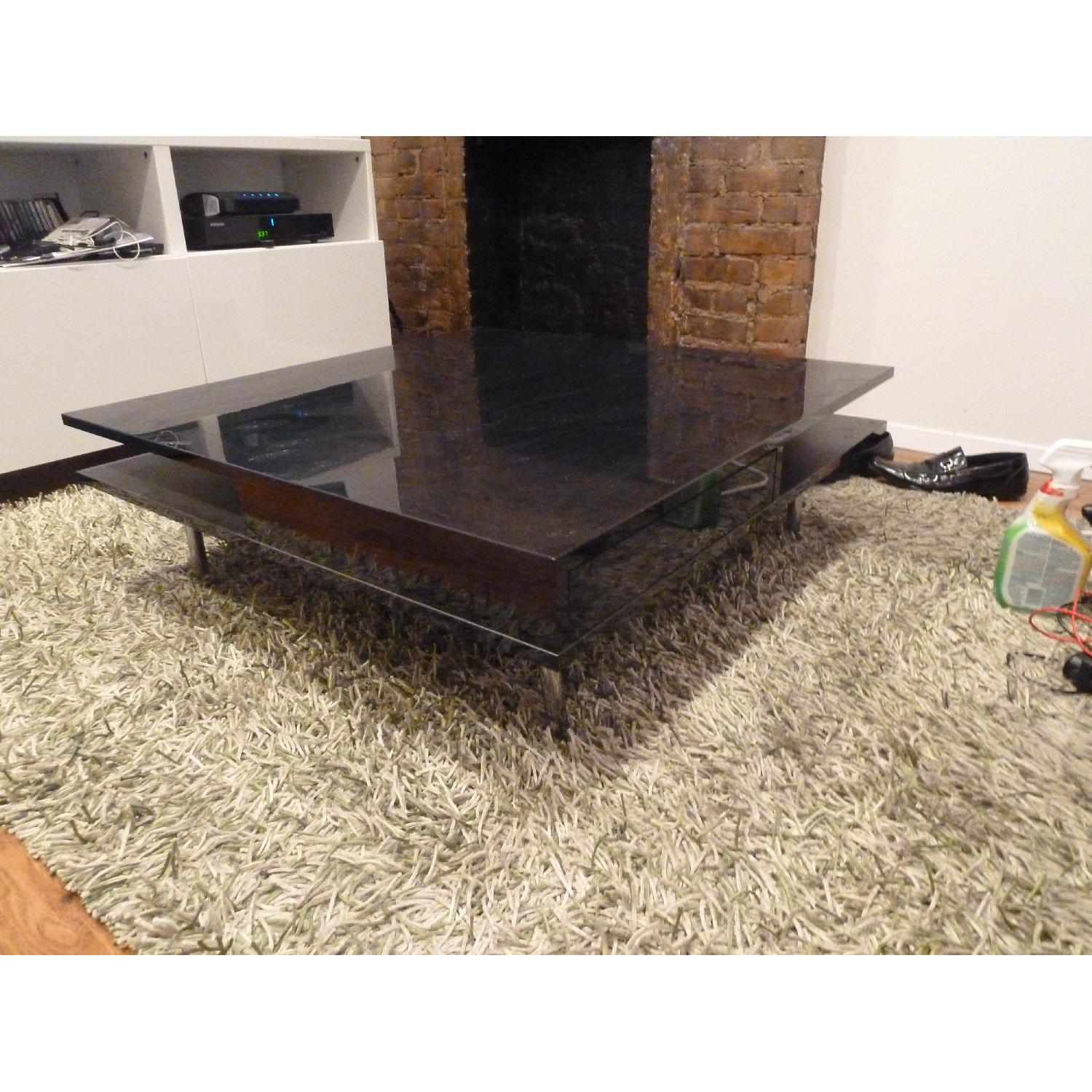 Ikea Black Lacquer Tofteryd Coffee Table - image-4