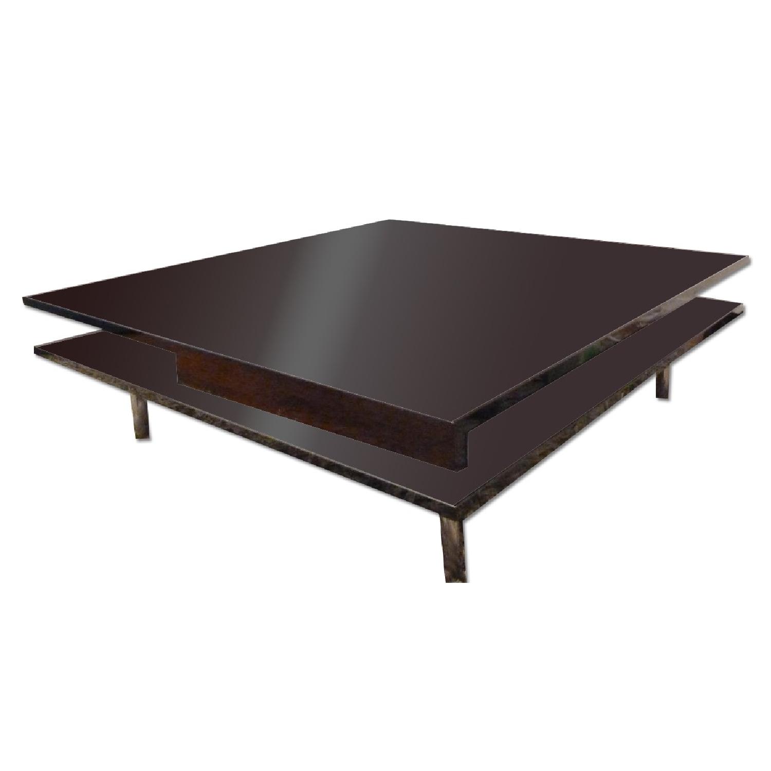 Ikea Black Lacquer Tofteryd Coffee Table - image-0