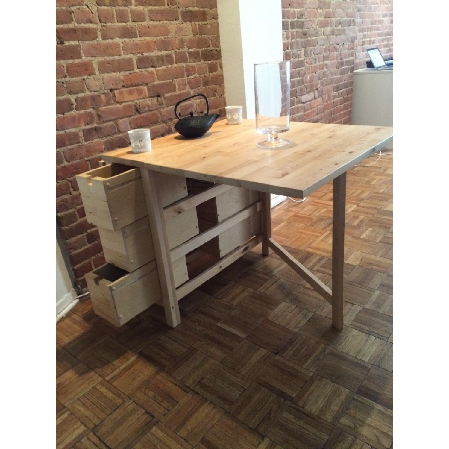 Ikea Norden Gateleg Table in Birch - image-2