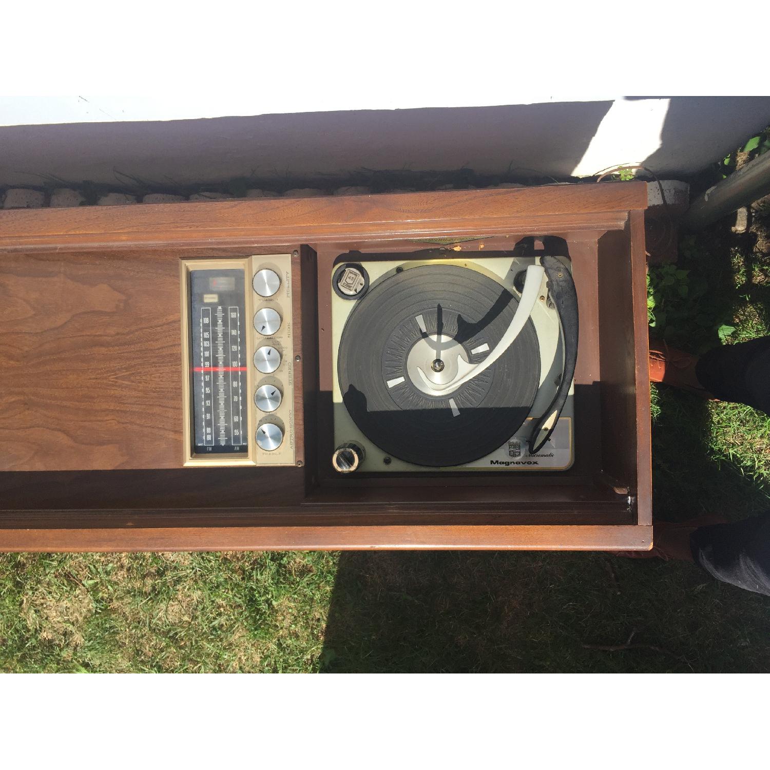 Magnavox Mid-Century Credenza w/ Record Player & Built-in Speakers - image-4