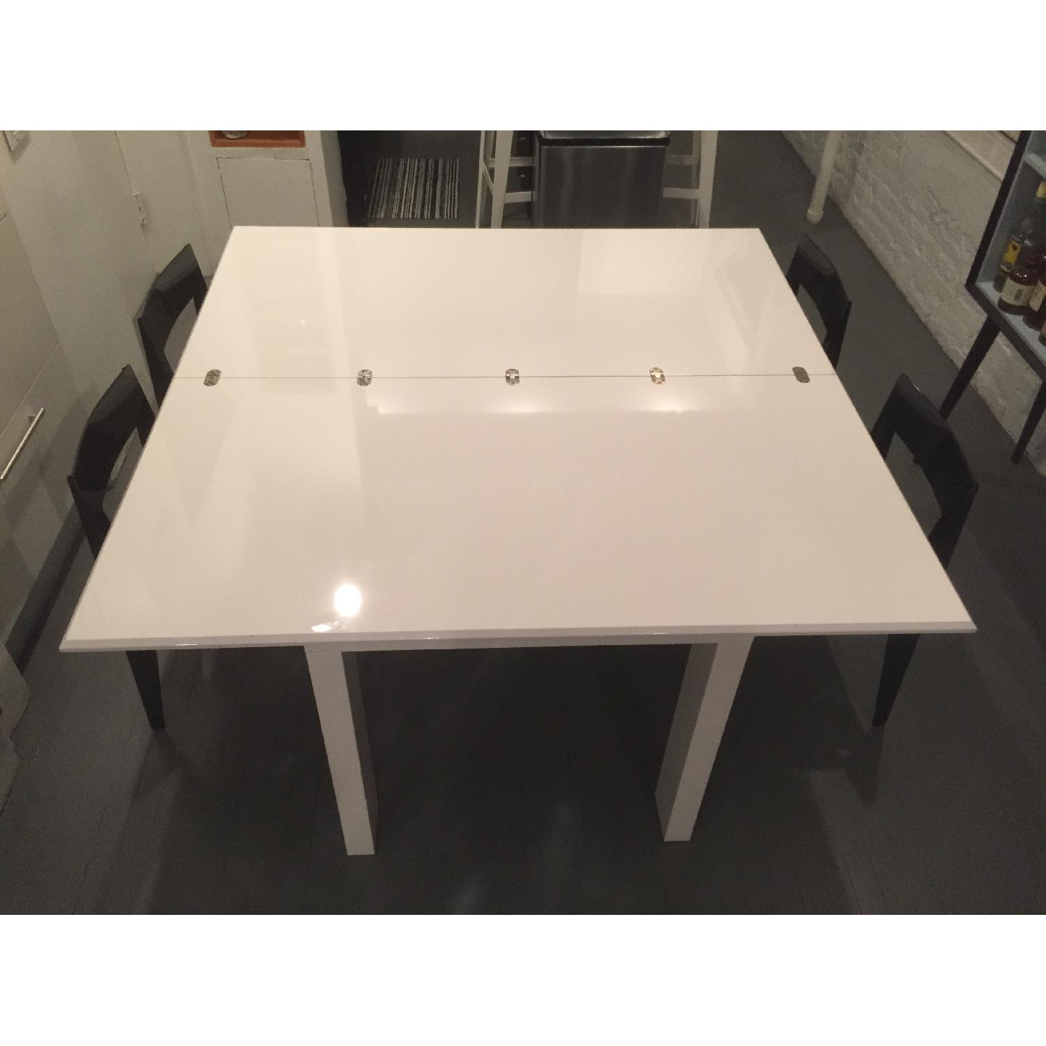Ligne Roset White Lacquer Dining Table - image-4