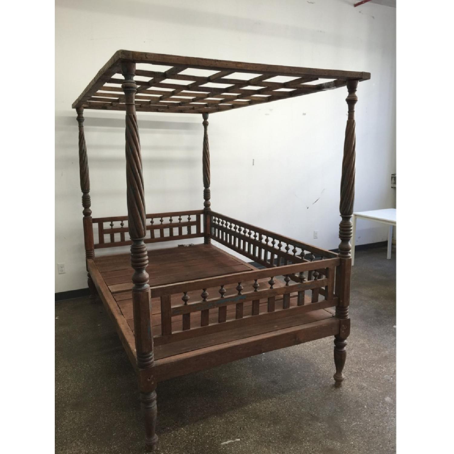 Teak Canopy Bed from Bali - image-2