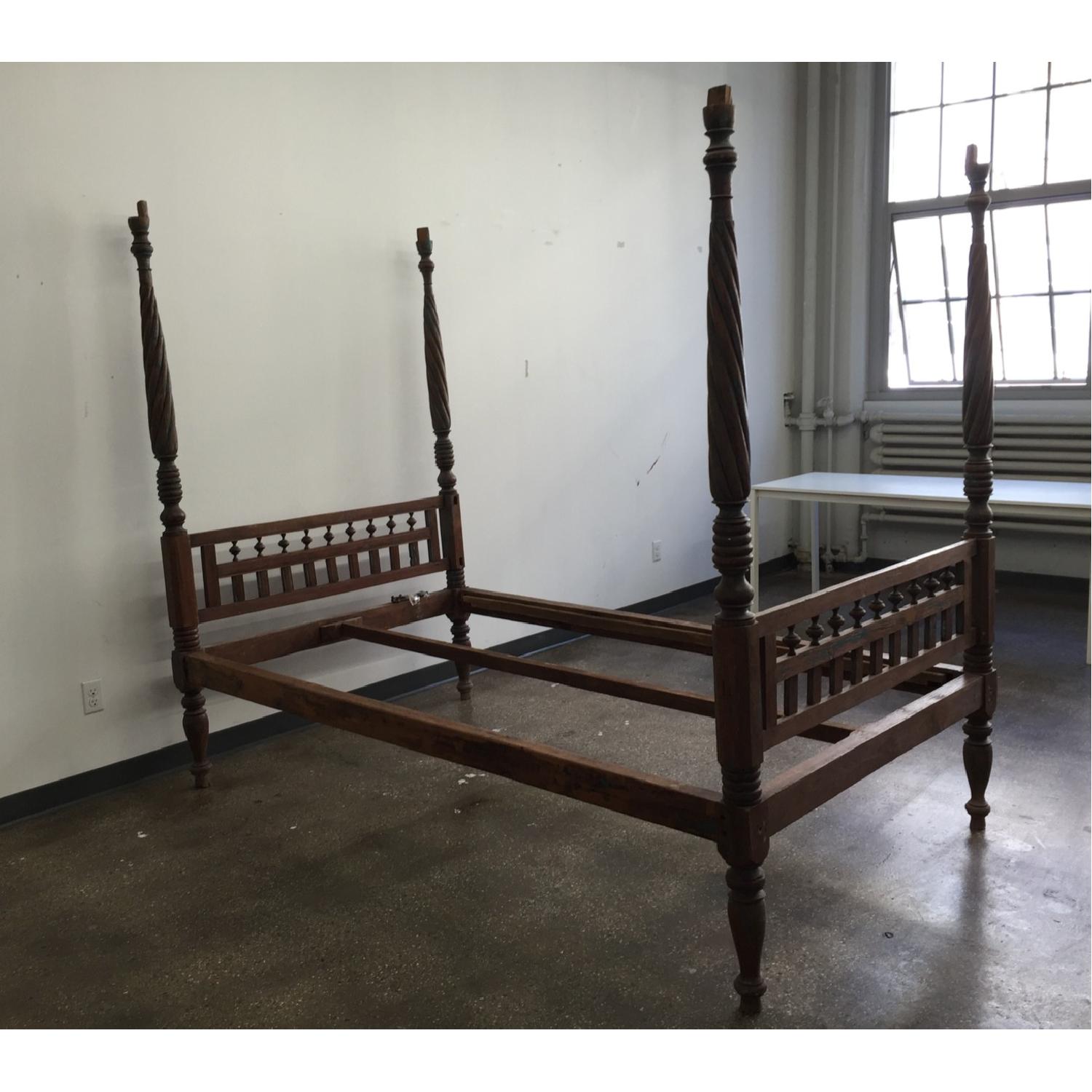 Teak Canopy Bed from Bali - image-3