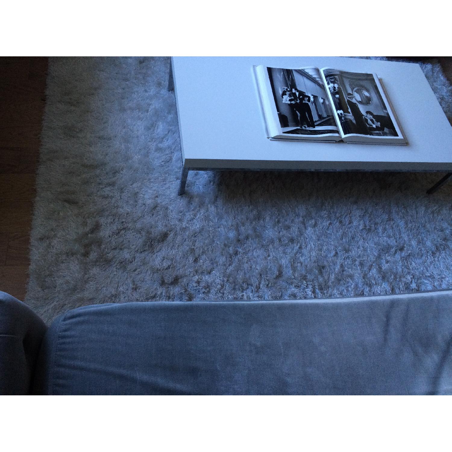 Kenneth Cole Reaction Home Shag Area Rug in White - image-1