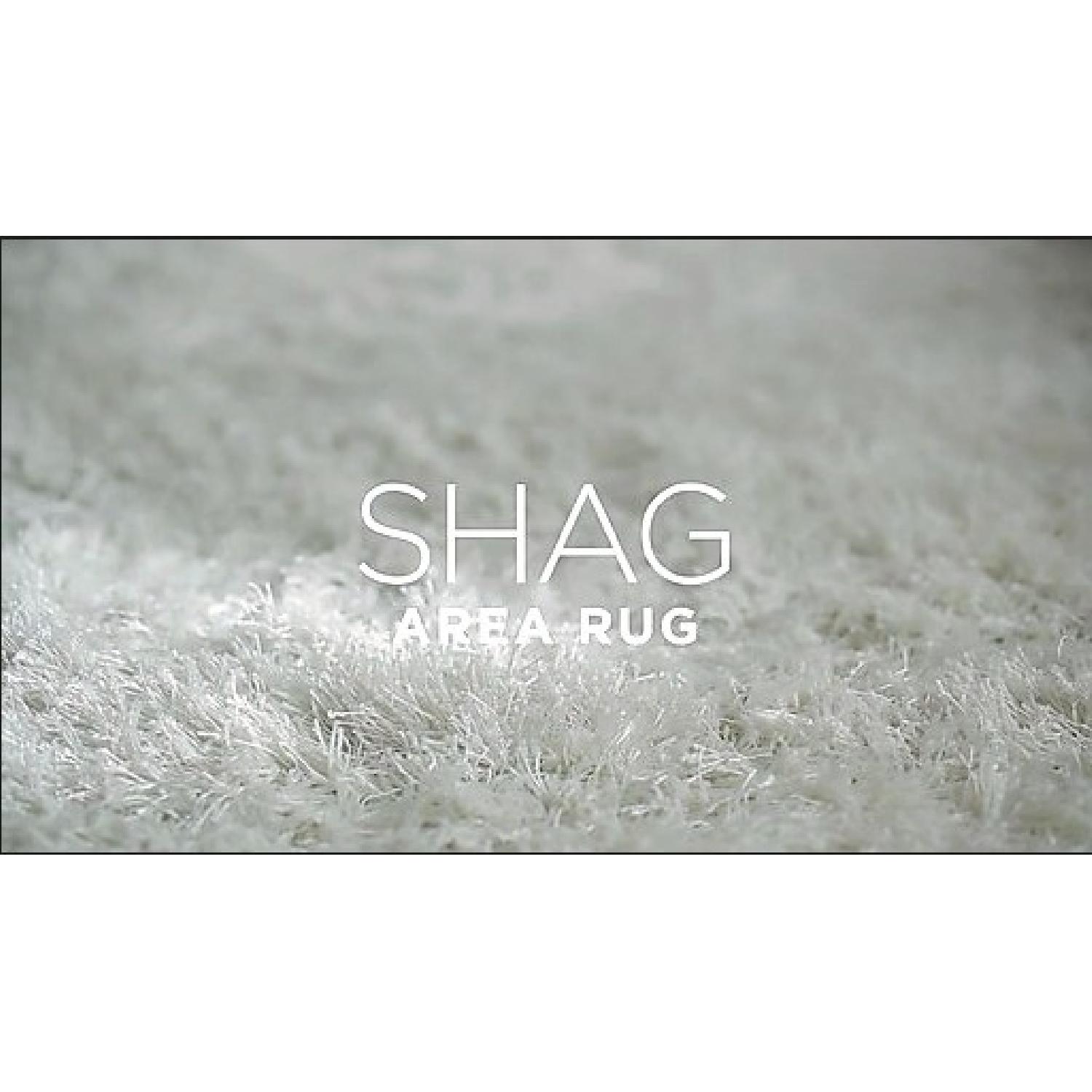 Kenneth Cole Reaction Home Shag Area Rug in White - image-3