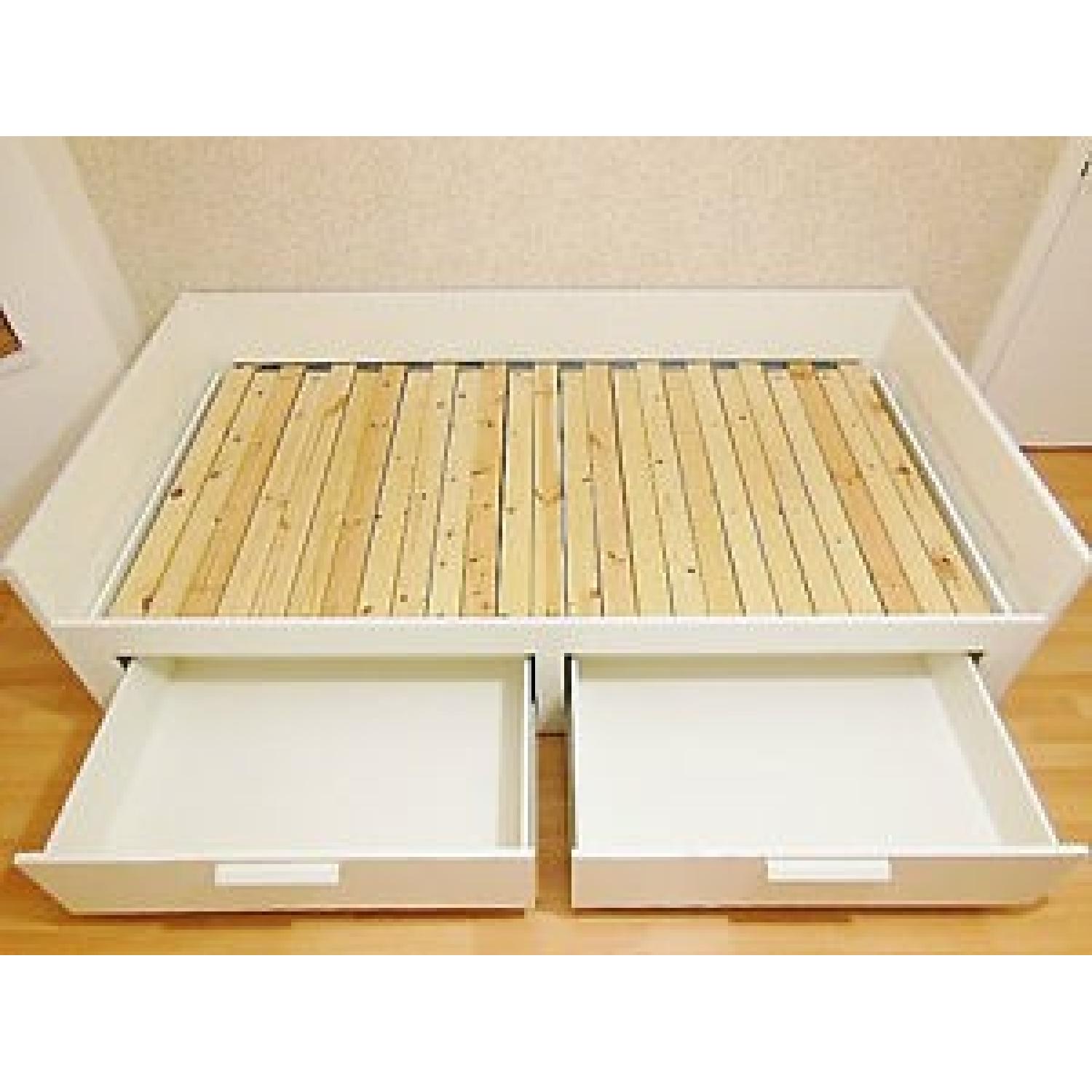 Ikea Brimnes Daybed Frame with 2 Drawers & Nighstand - image-1