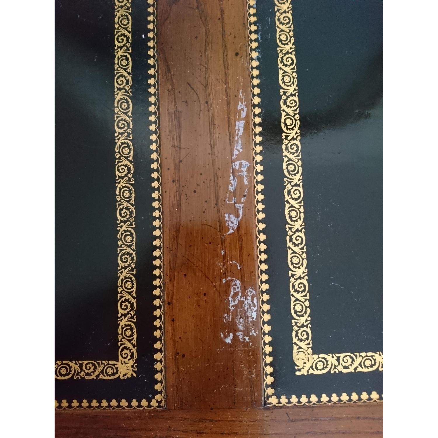 George III Style Oak Pedestal Desk - image-7