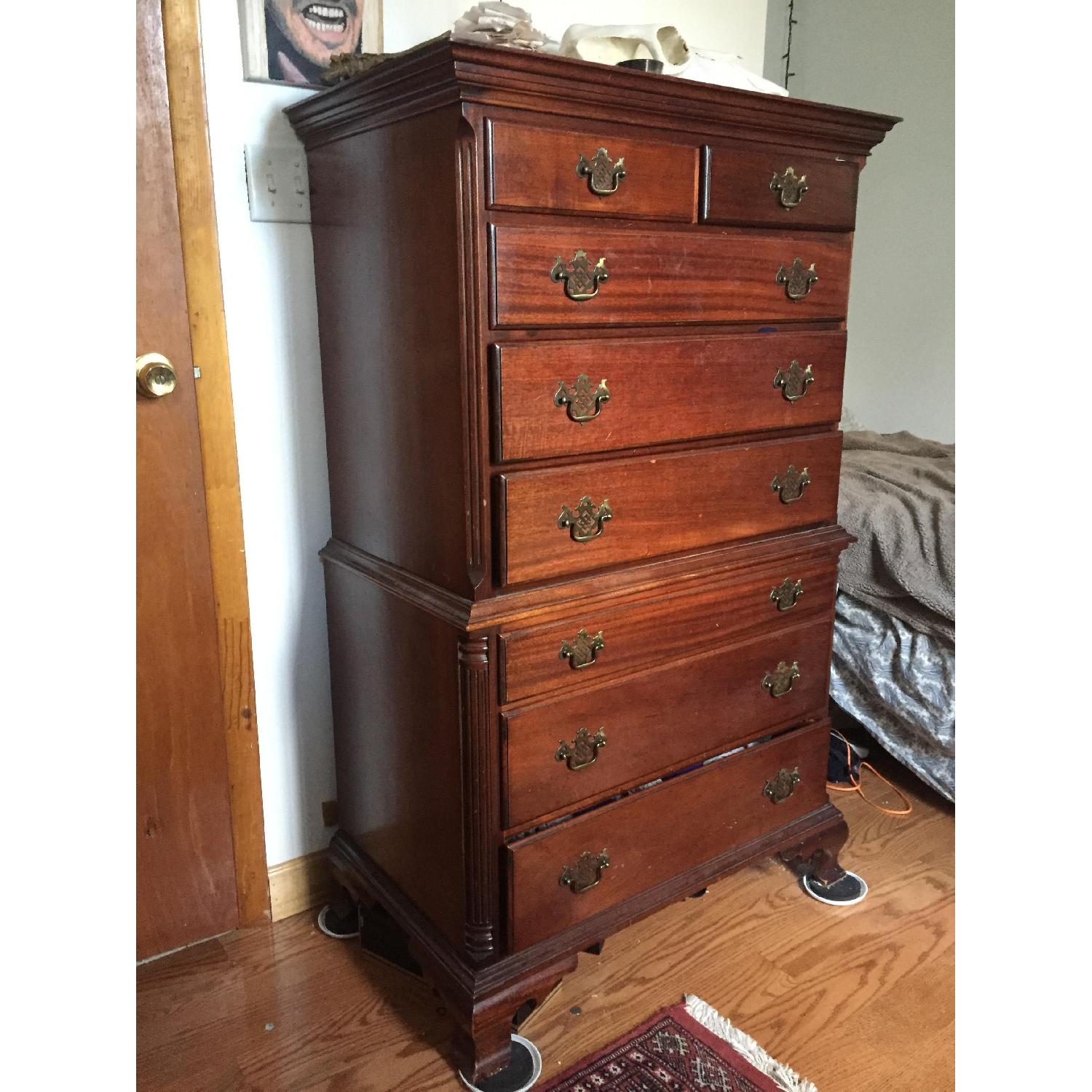 Antique Maple Wood Dresser - image-3