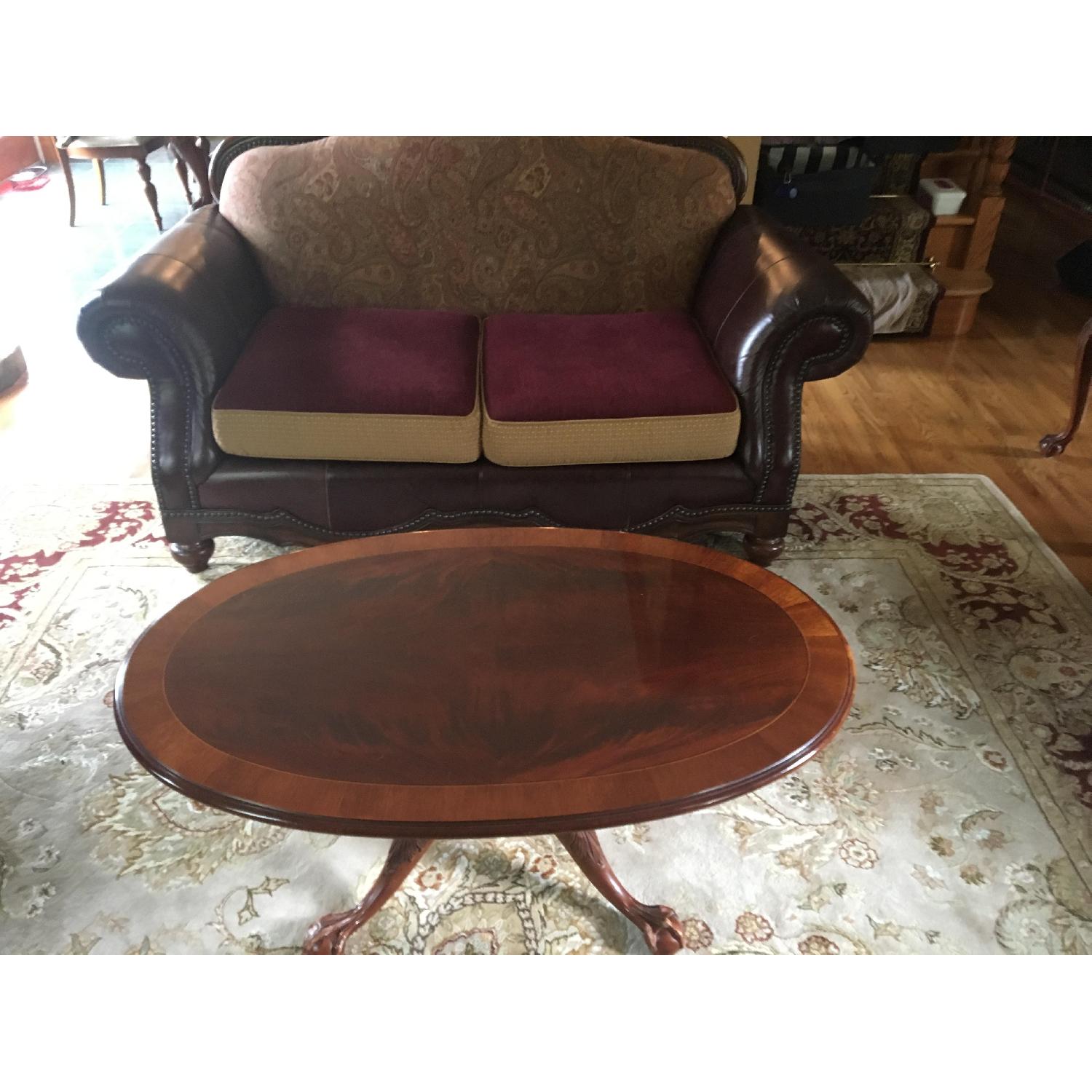 Ethan Allen Traditional Mahogany Coffee Table - image-1