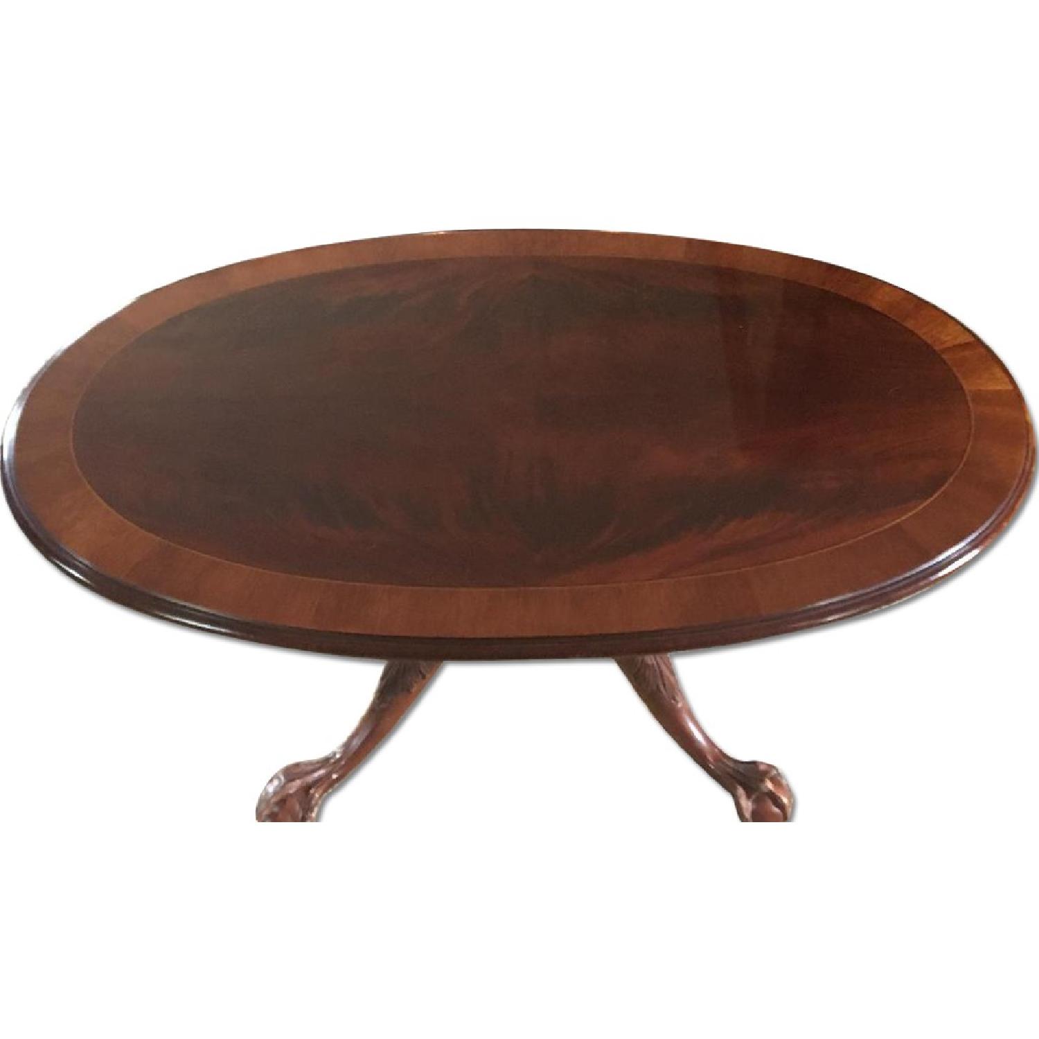 Ethan Allen Traditional Mahogany Coffee Table AptDeco