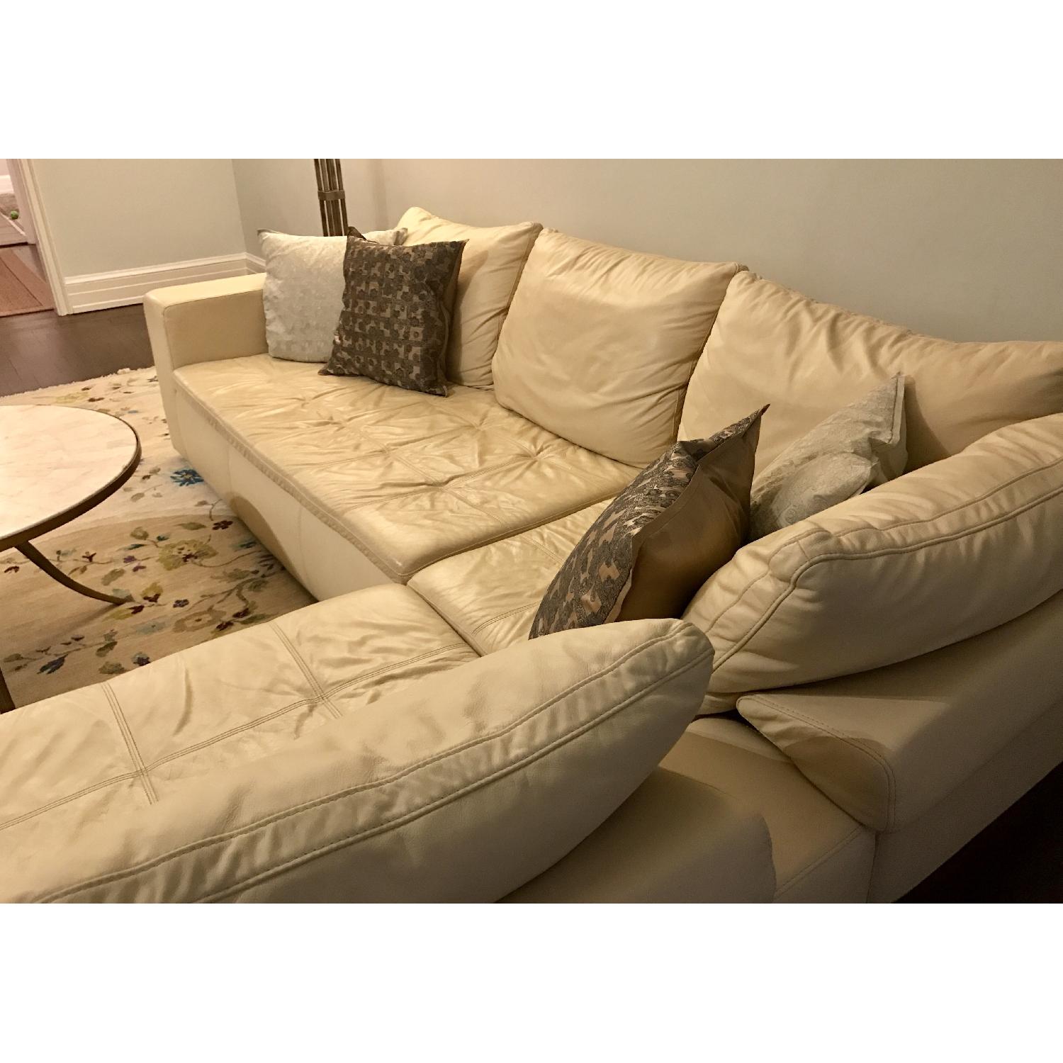 BoConcept Leather Mezzo L Shape Sectional Sofa - image-3