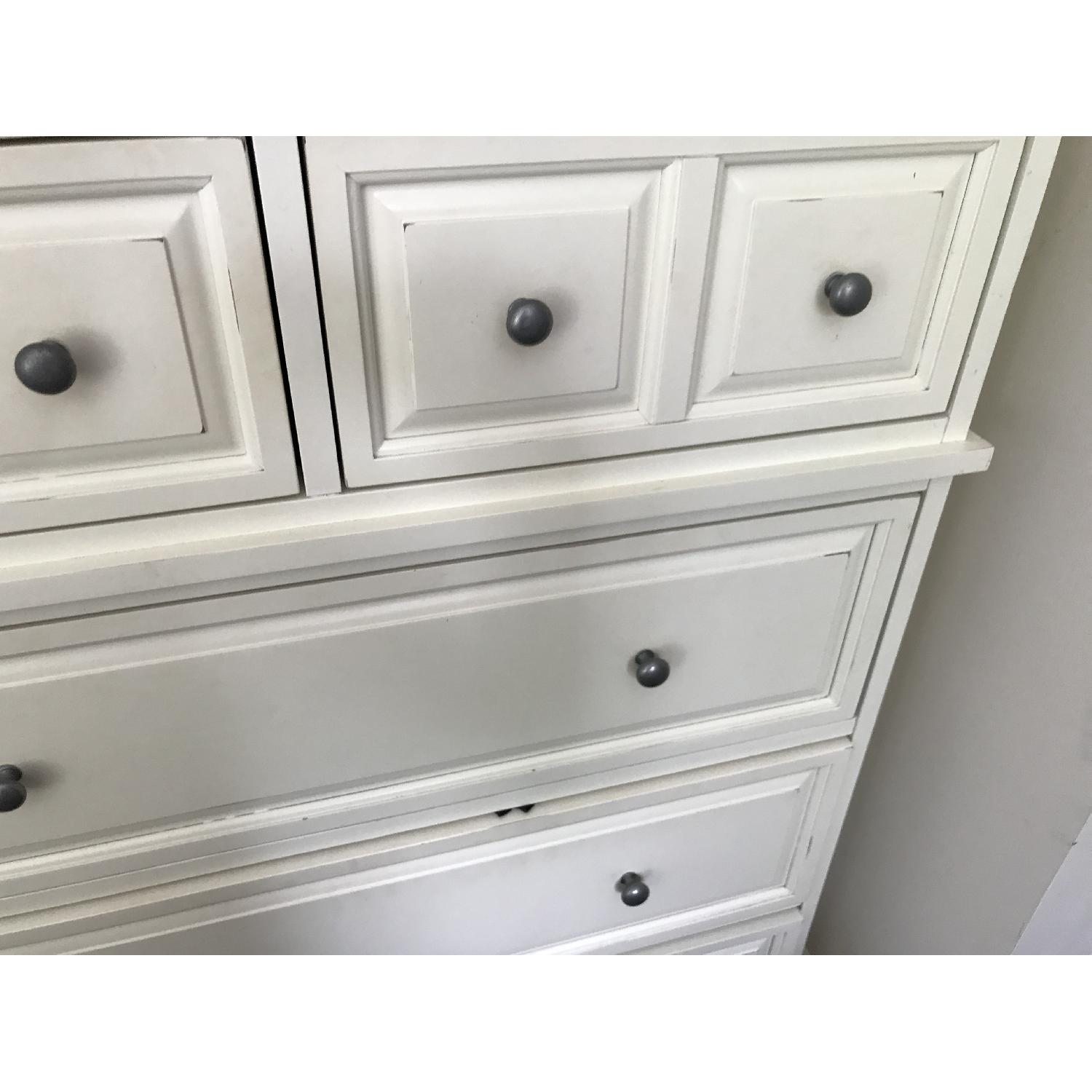 Pier 1 Ashworth Collection Antique White Chest - image-1