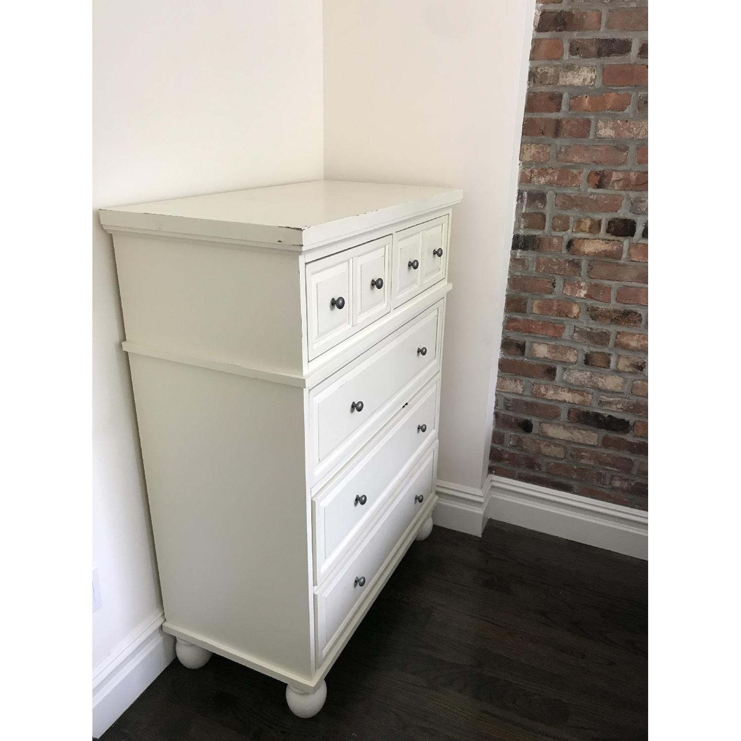 Pier 1 Ashworth Collection Antique White Chest - image-3