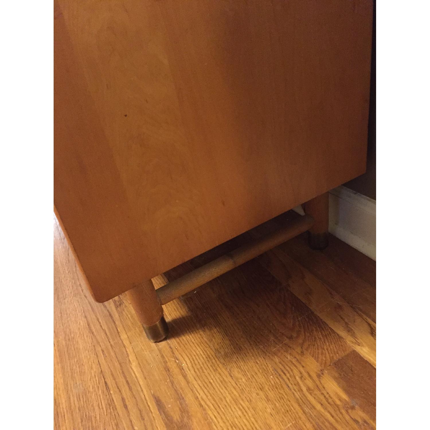 Vintage Mid-Century Maple Wood 6-Drawer Dresser w/ Mirror - image-4