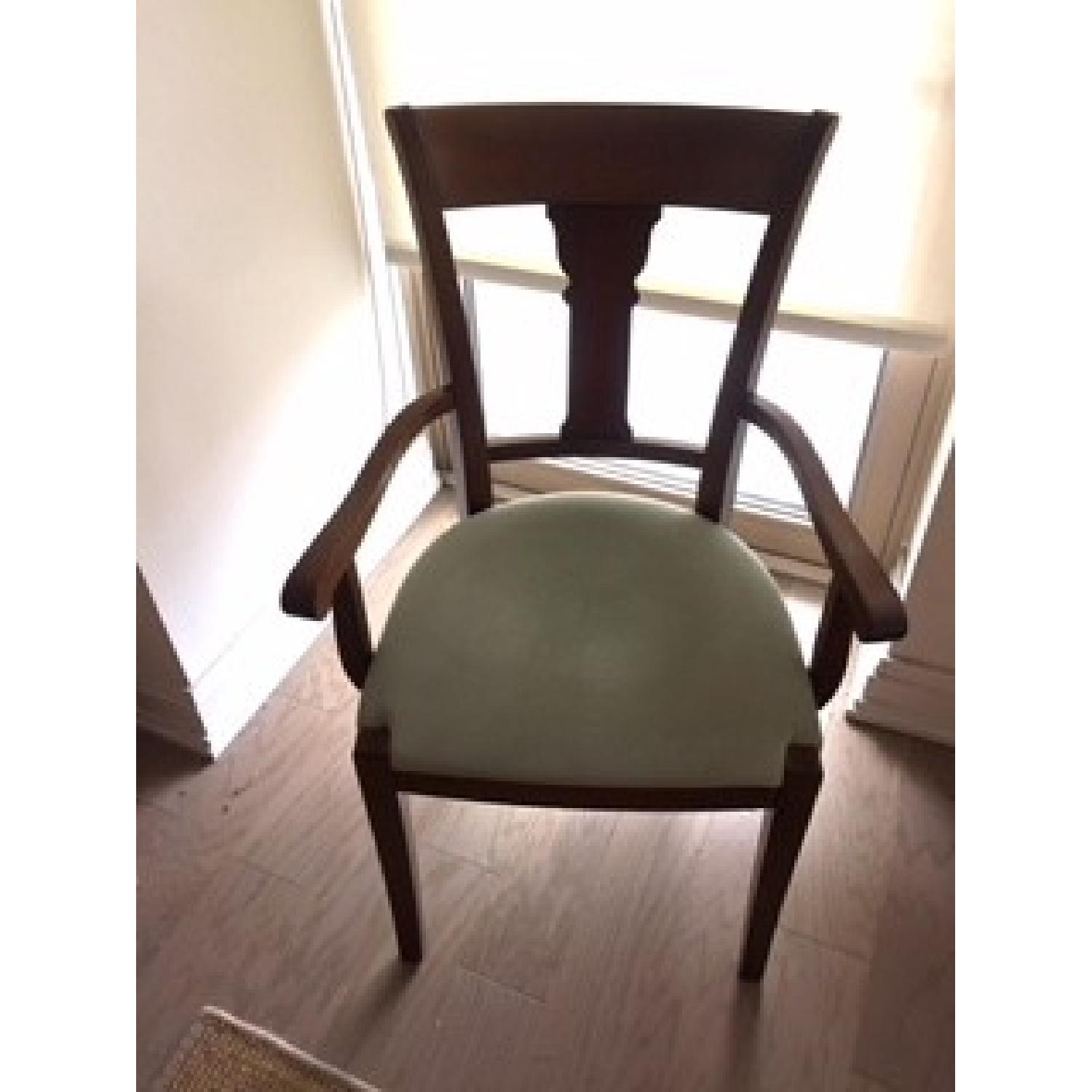 Grange Round Wood Dining Table w/ 4 Chairs - image-1