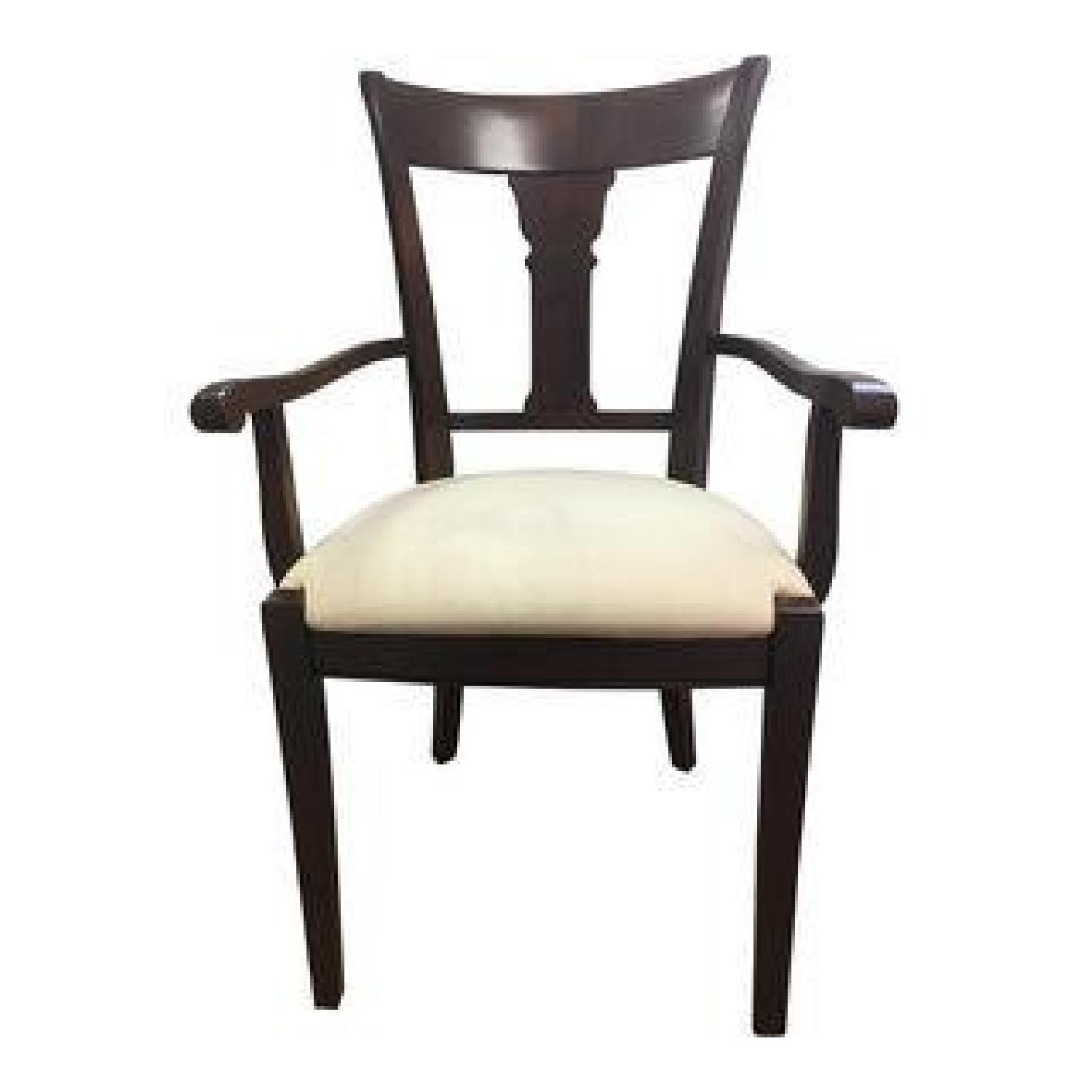 Grange Round Wood Dining Table w/ 4 Chairs - image-2