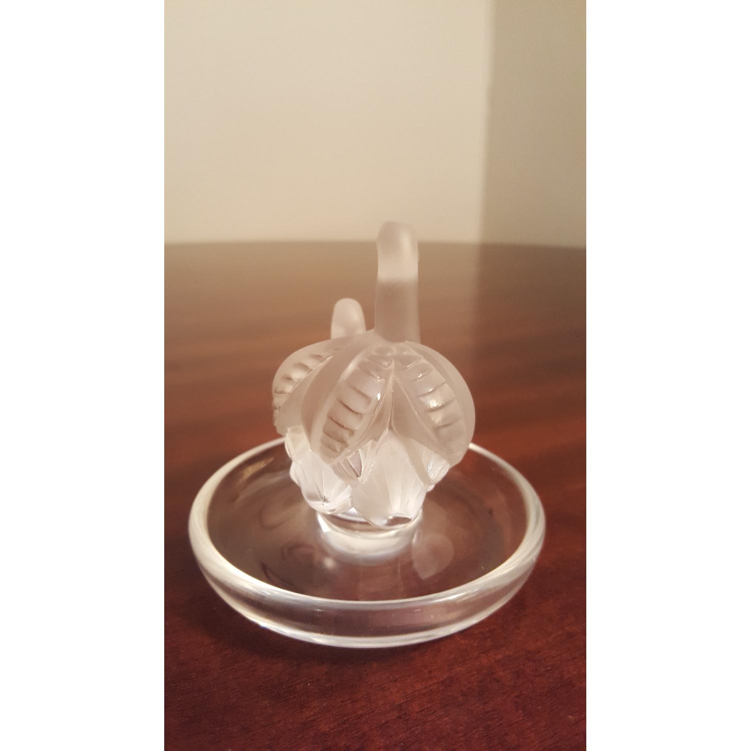 Lalique Two Swans Ring/Pin Jewelry Tray - image-3