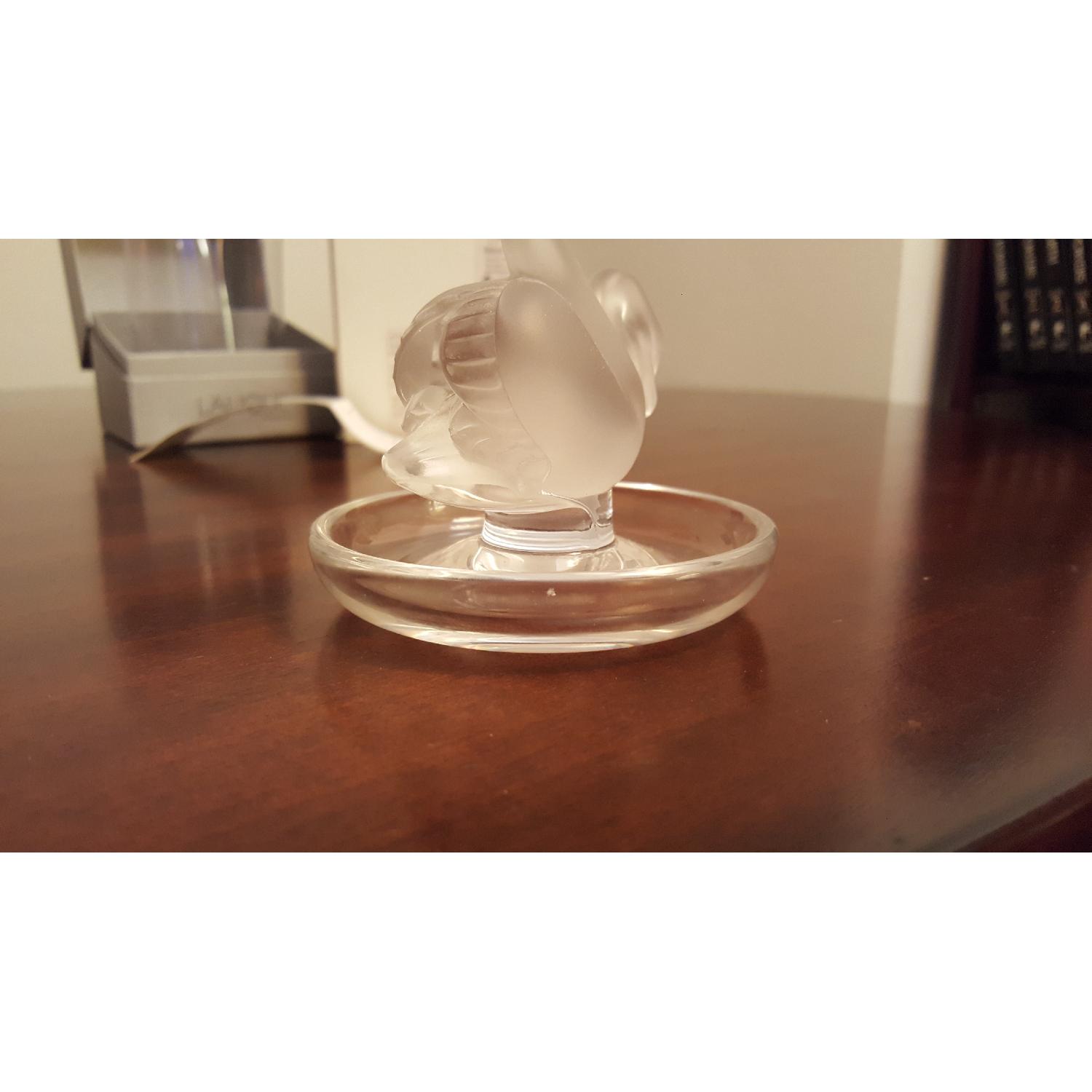 Lalique Two Swans Ring/Pin Jewelry Tray - image-8