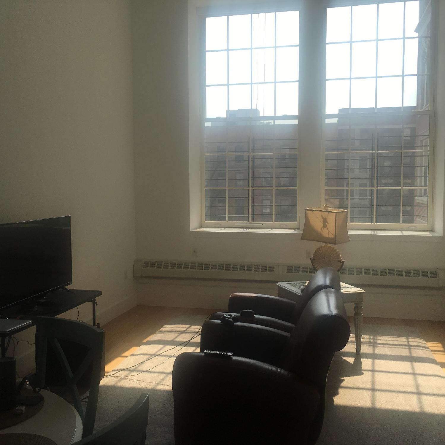 Barcalounger Brown Leather Recliner - image-1