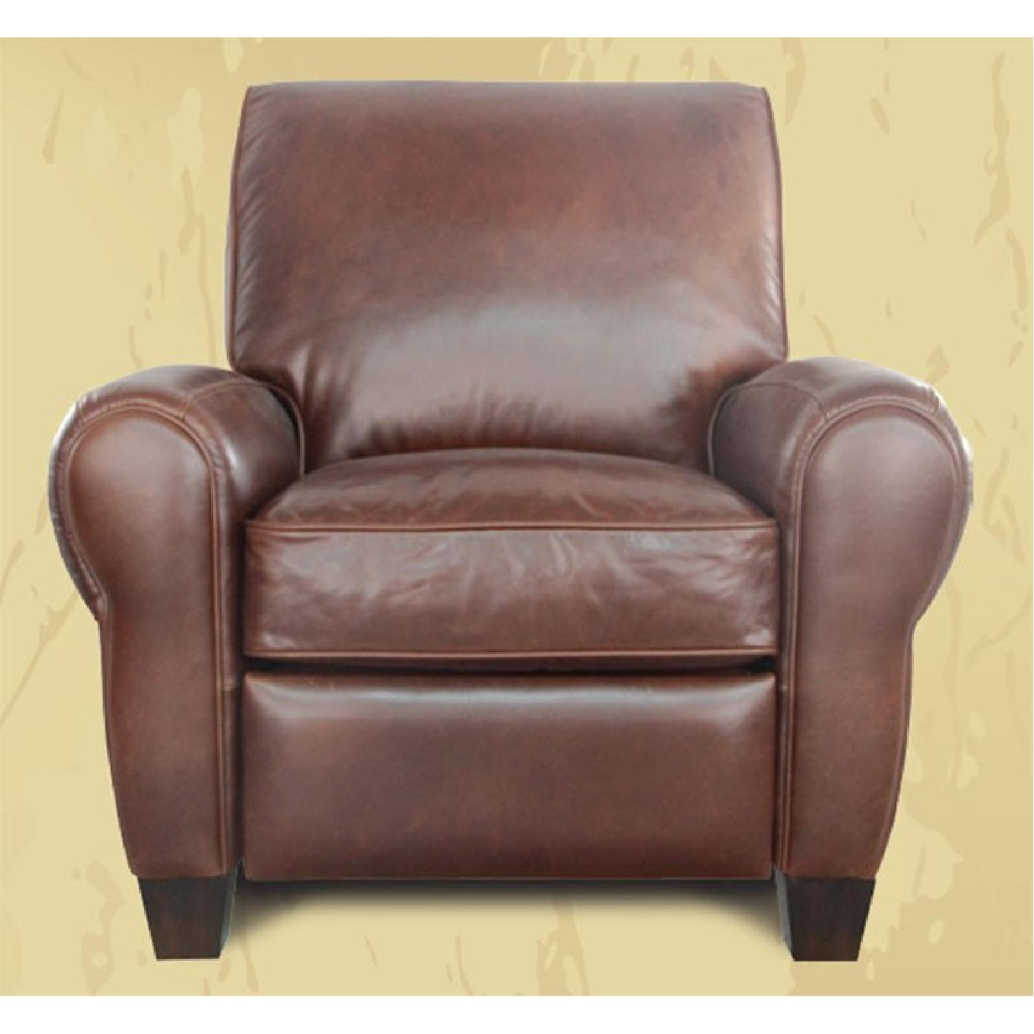 Barcalounger Brown Leather Recliner - image-4