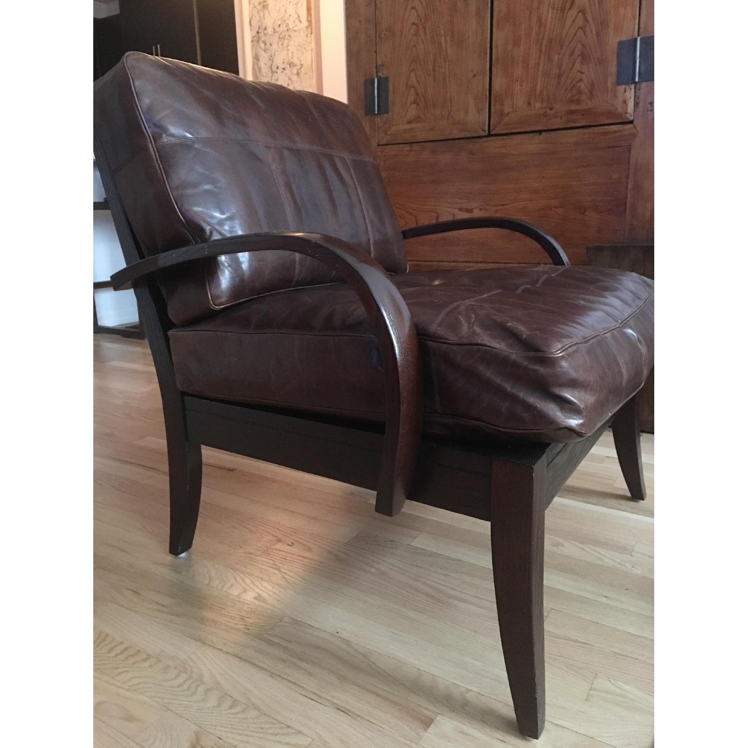 Mulholland Brothers Leather Accent Chairs - image-2