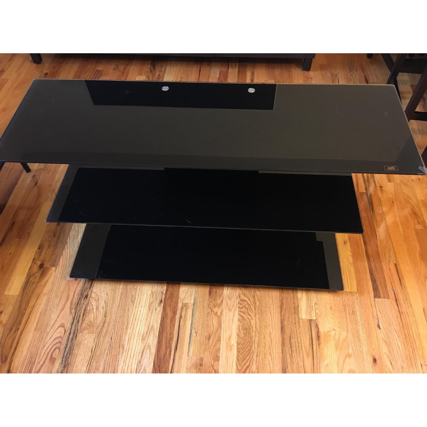 Bell'O Black Tempered Glass TV Stand - image-1