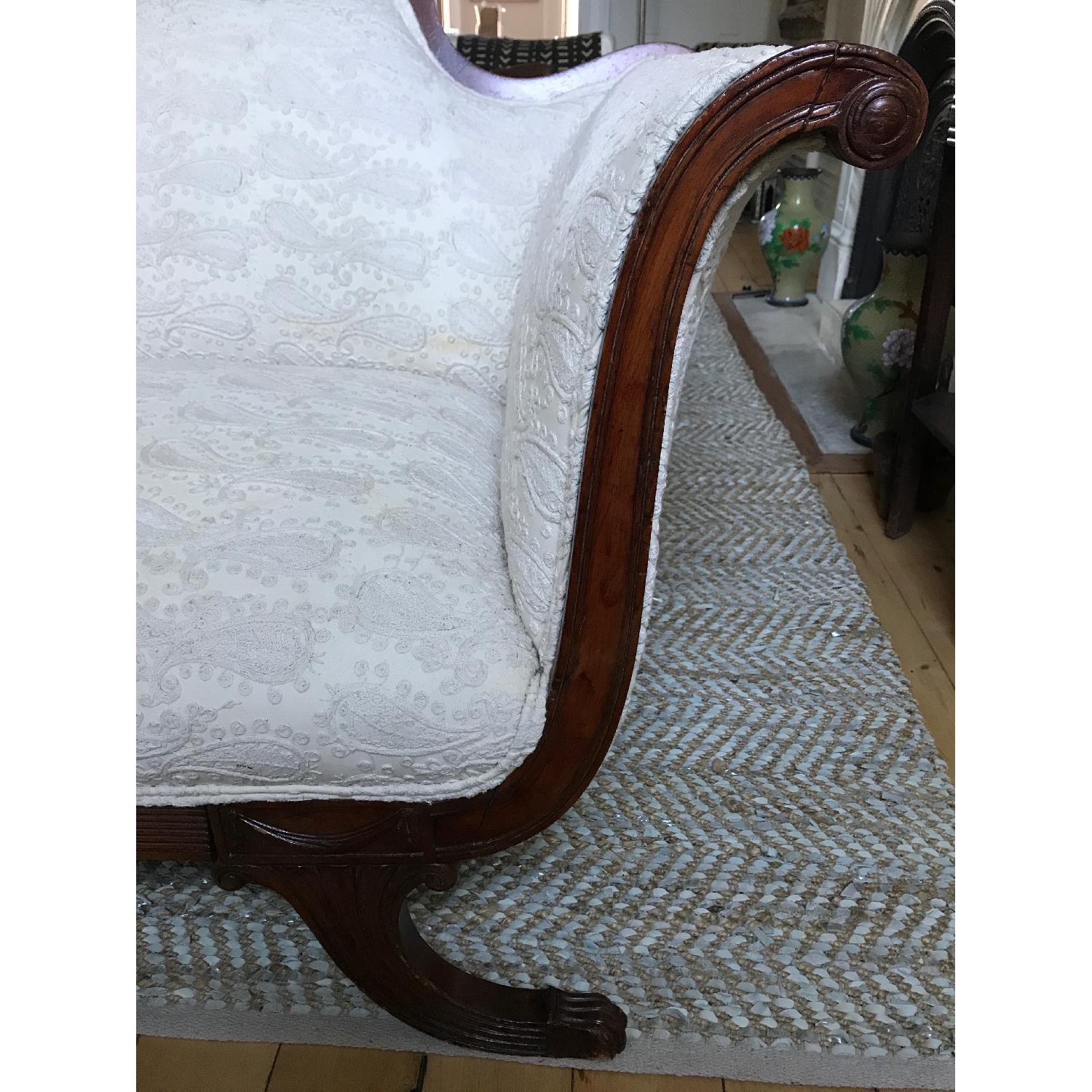 Empire Style Sofa w/ Curved Arms - image-3