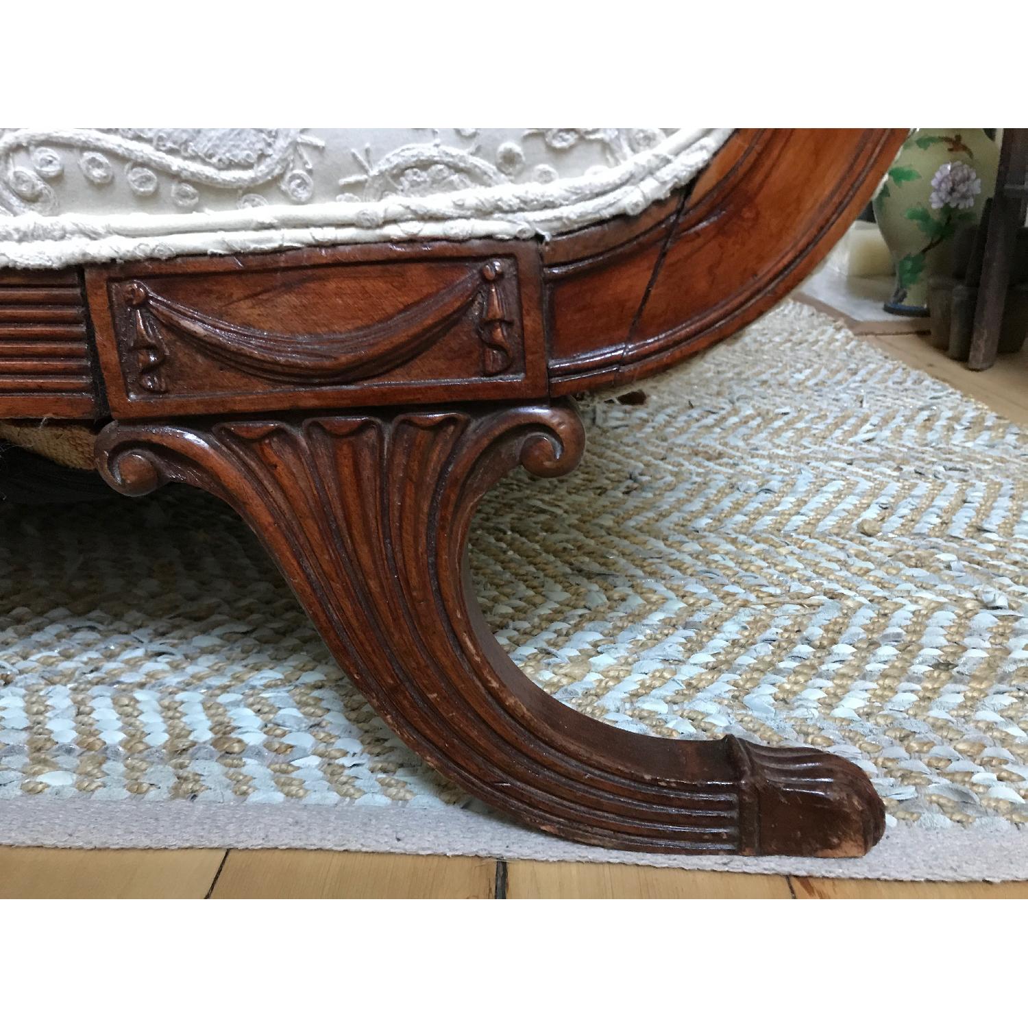 Empire Style Sofa w/ Curved Arms - image-4